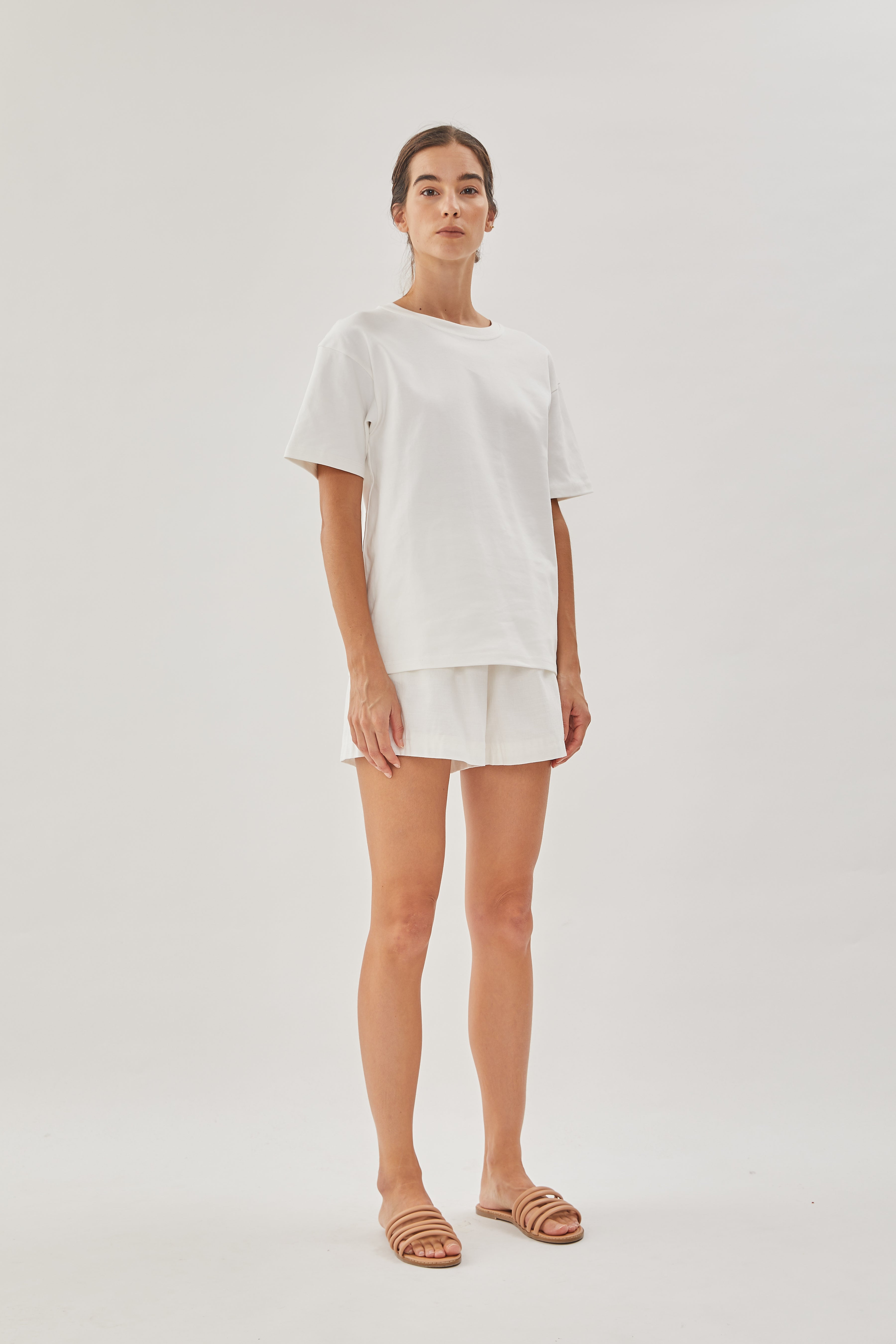 STUDIOS Cotton Tee in White