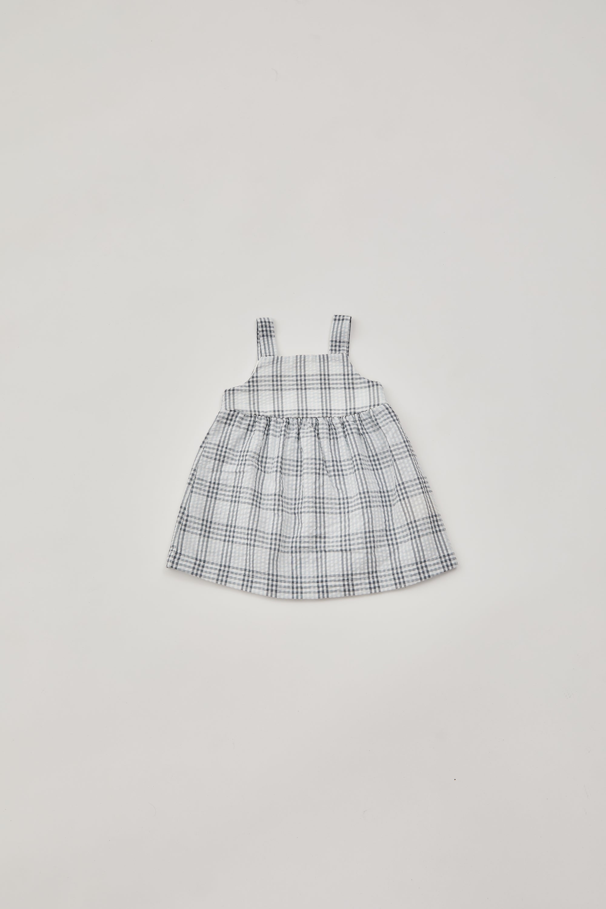 princess polly baby blue dress Checked Mini Dress // Zara main image 1
