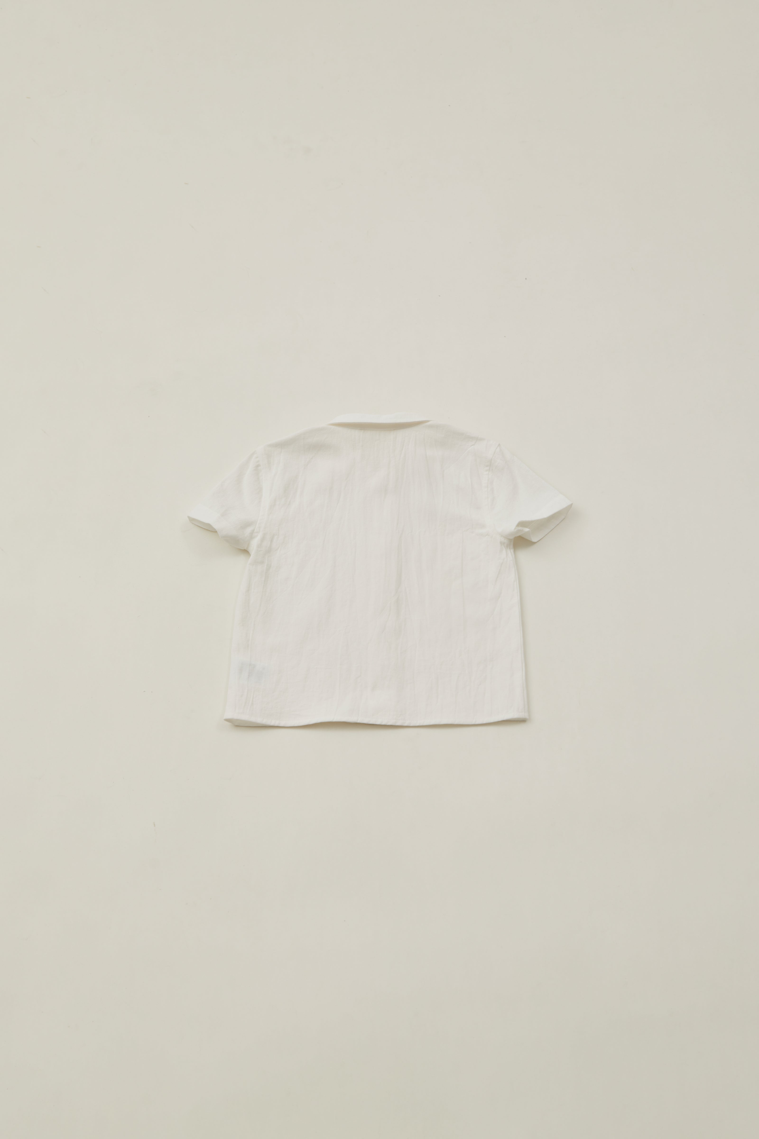 Mini Cotton Shirt in White