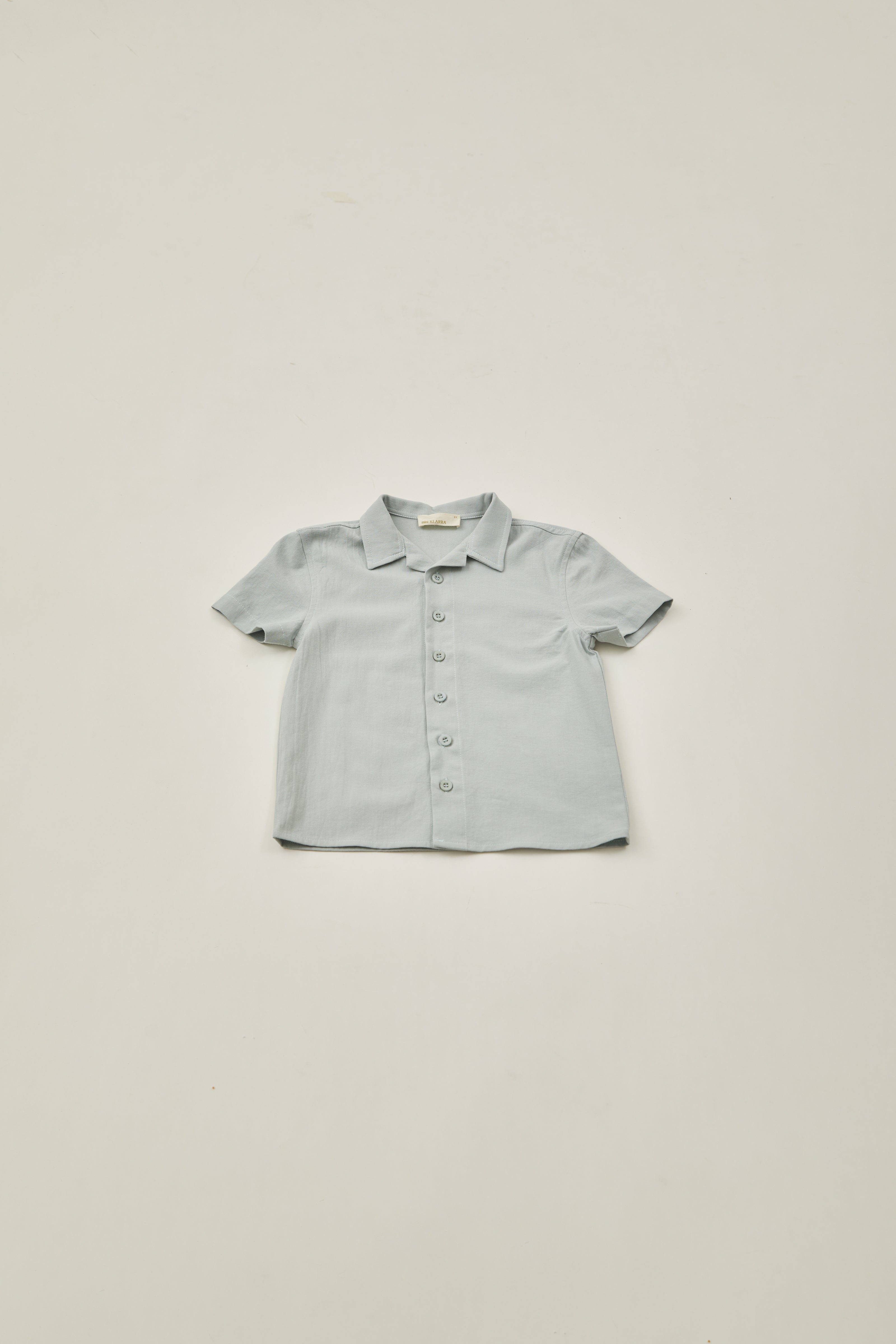 Mini Cotton Shirt in Lake