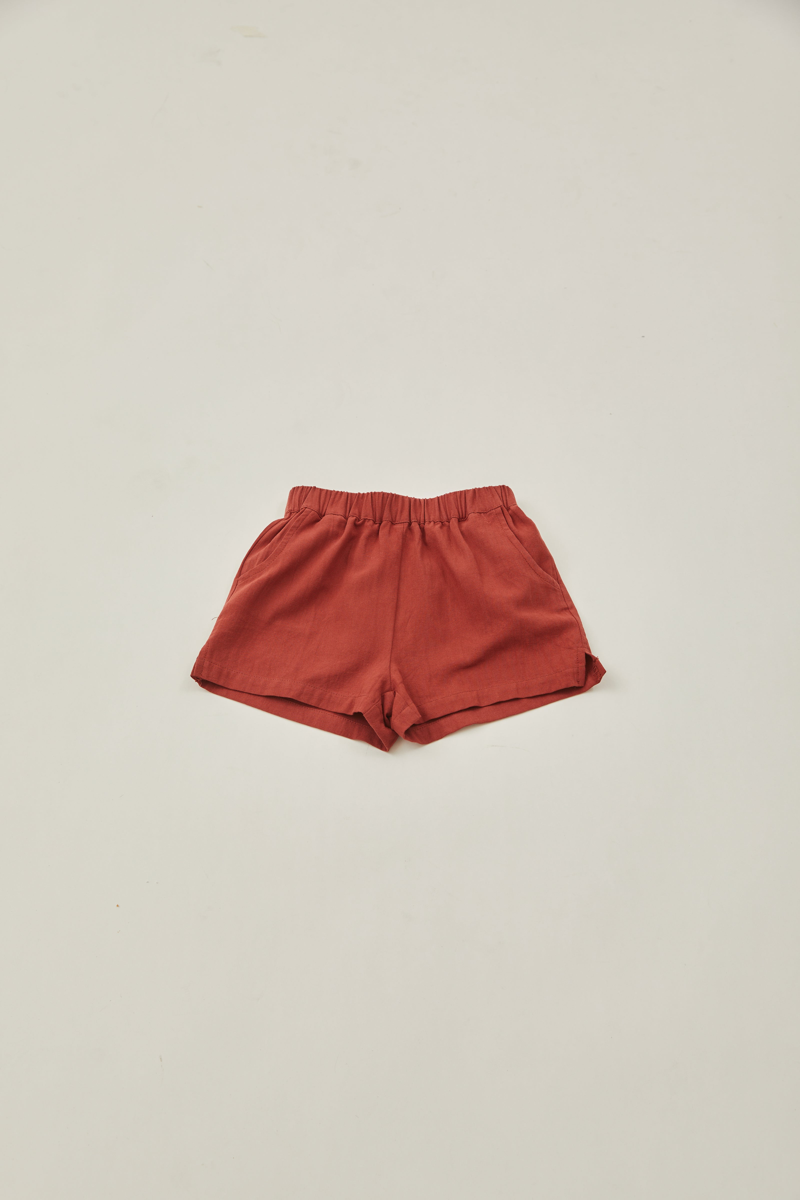 Mini Relaxed Shorts in Sienna