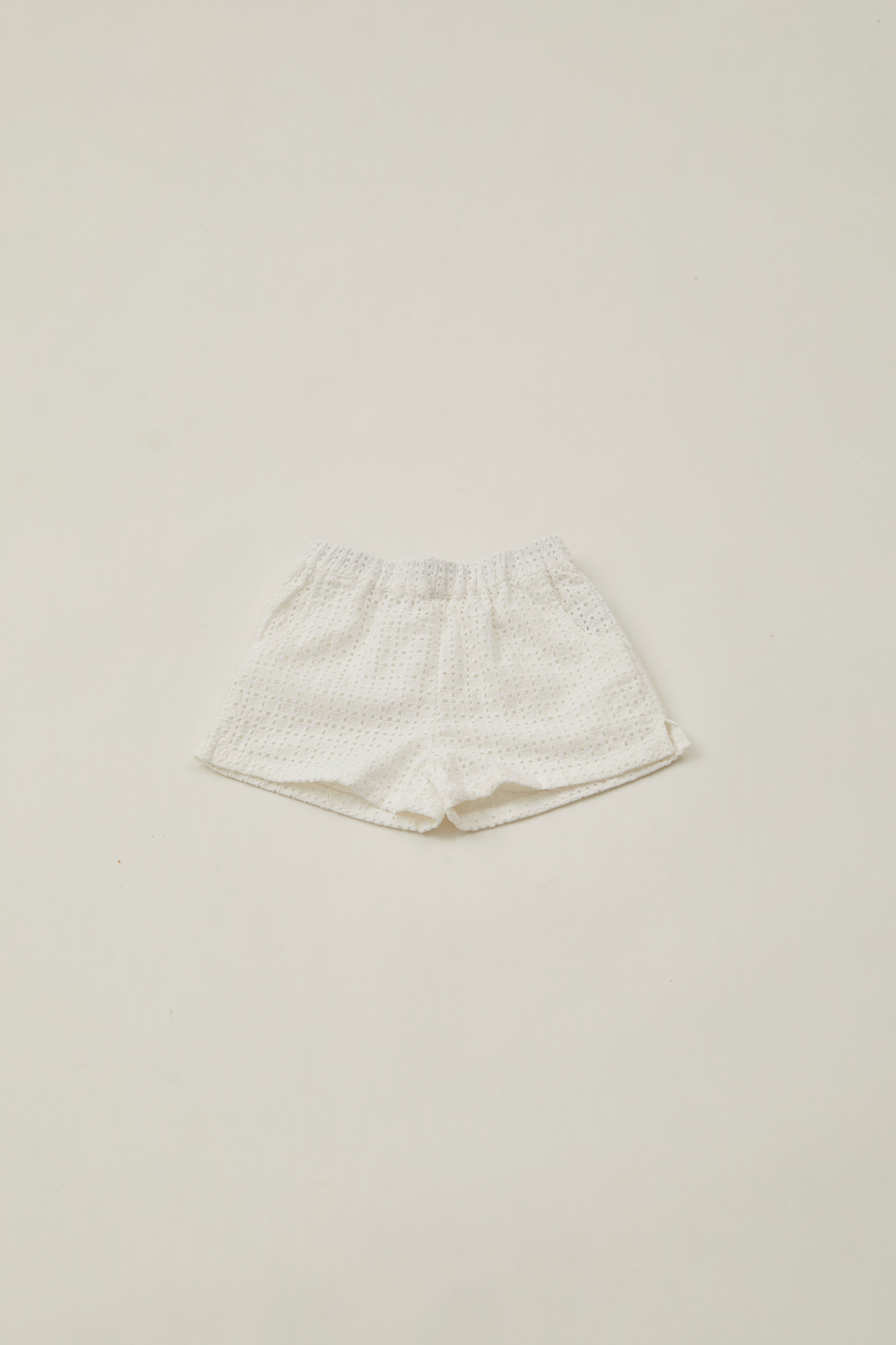 Mini Relaxed Shorts in Maha Crochet