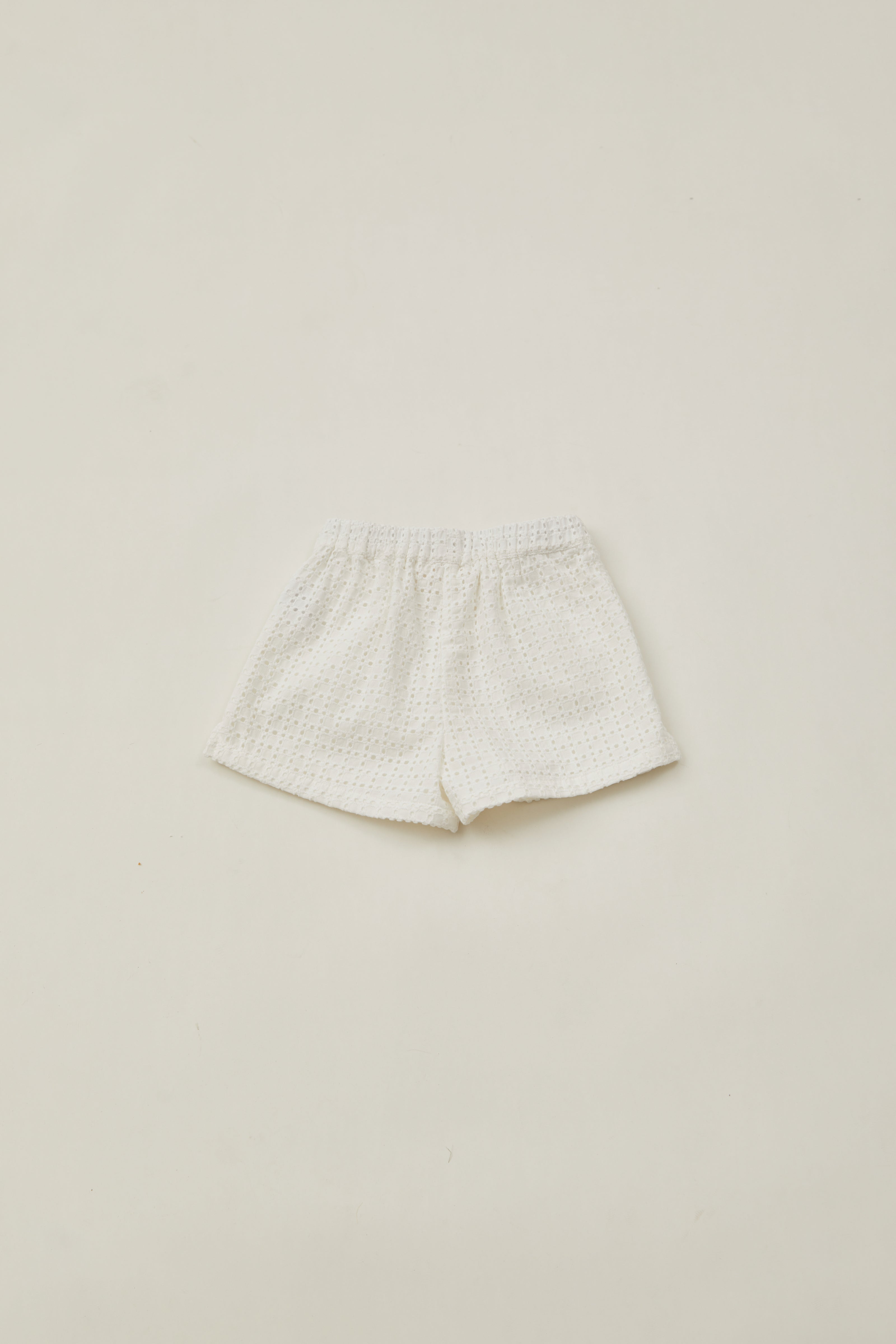 Mini Relaxed Shorts in Maha Crochet