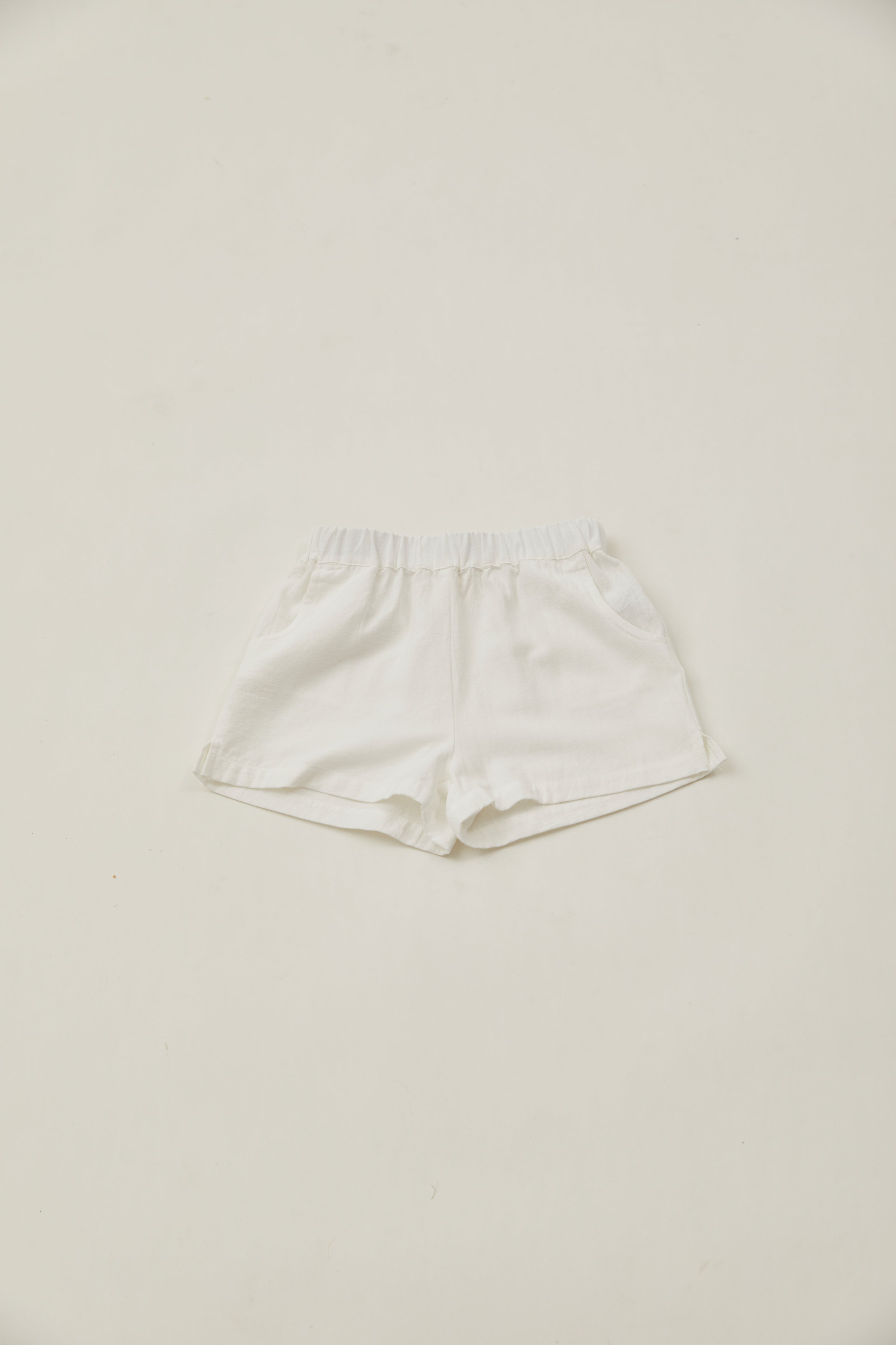 Mini Relaxed Shorts in White