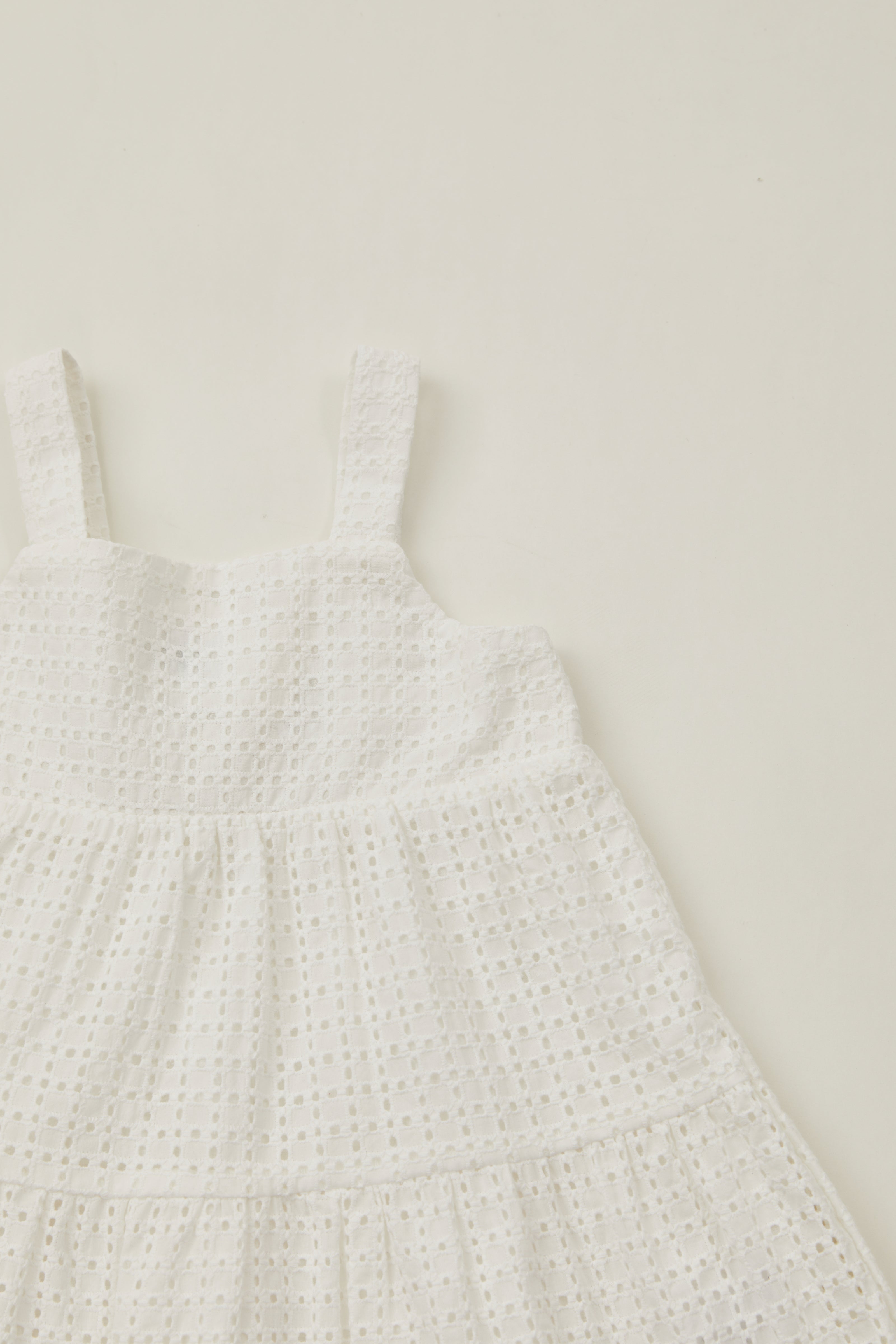 Mini Tiered Dress in Maha Crochet