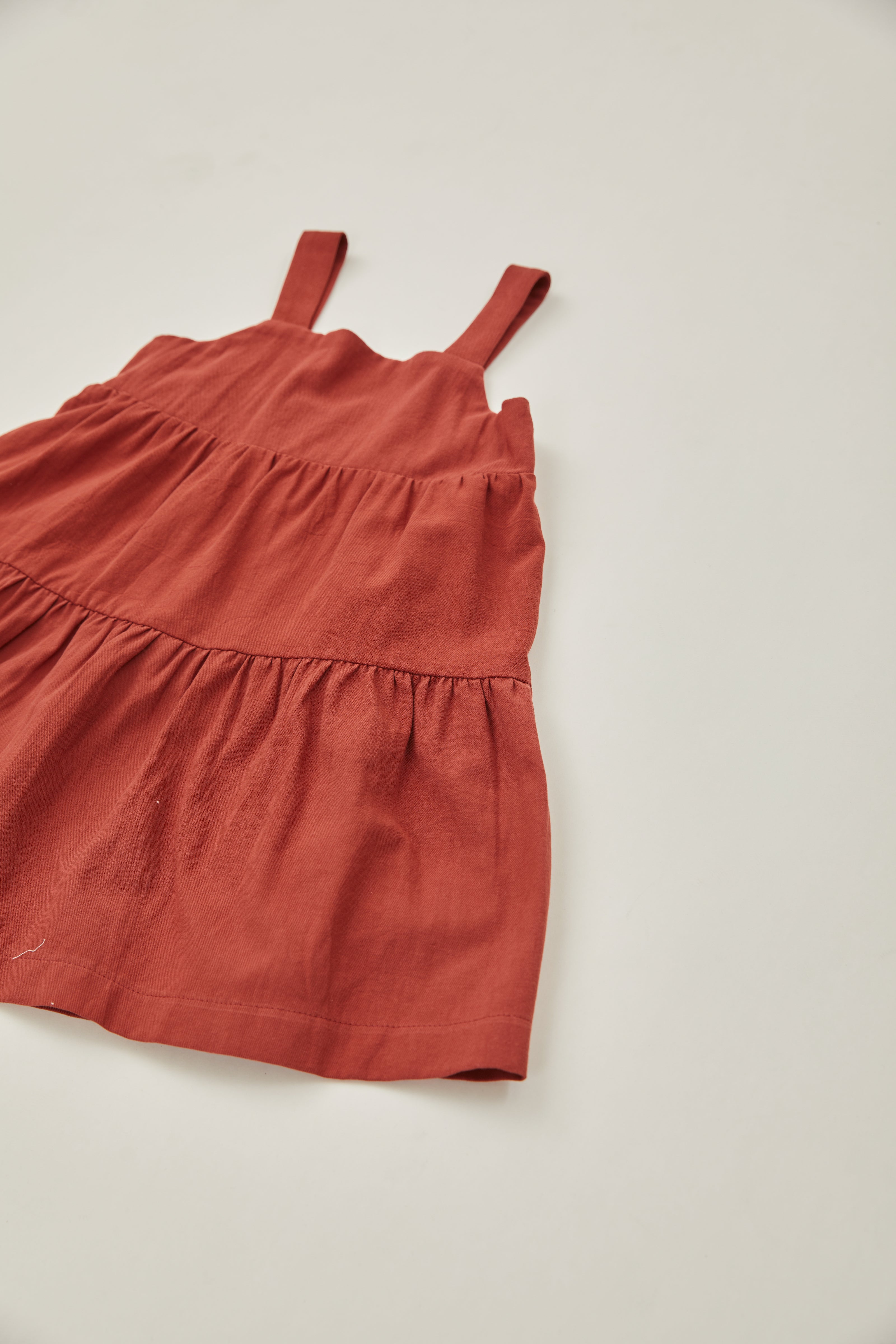 Mini Tiered Dress in Sienna