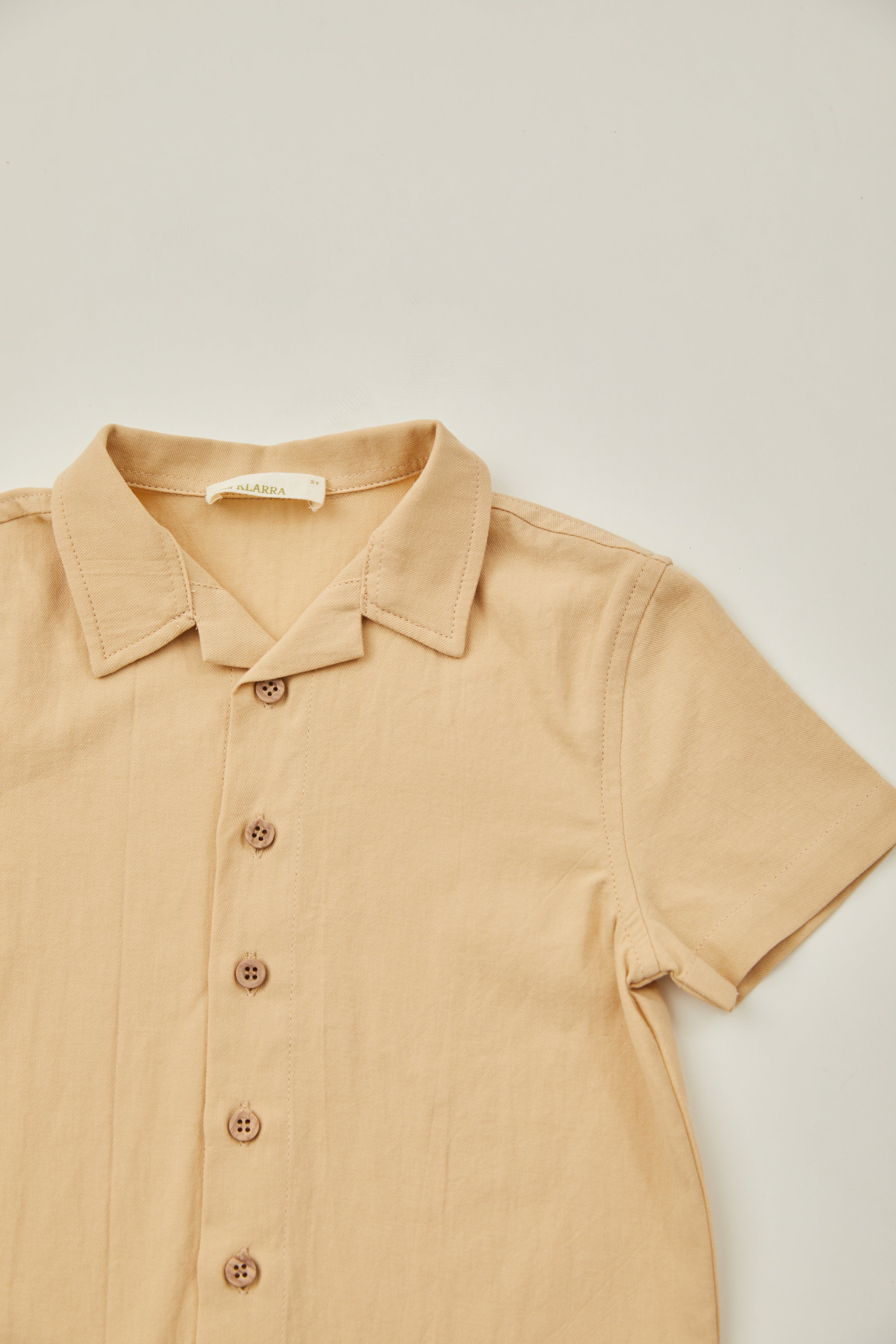 Mini Cotton Shirt in Mellow