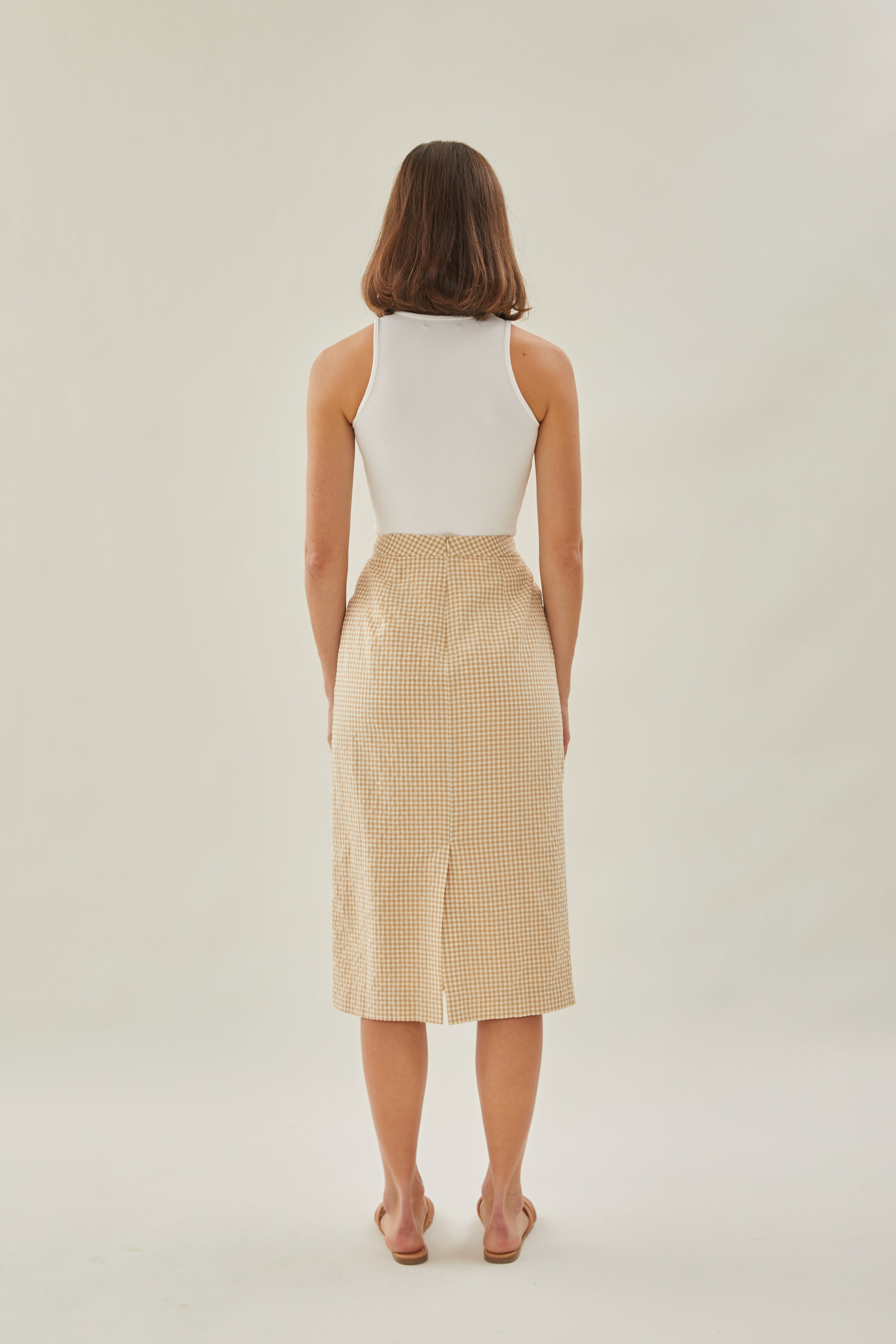 Classic Straight Skirt in Mellow