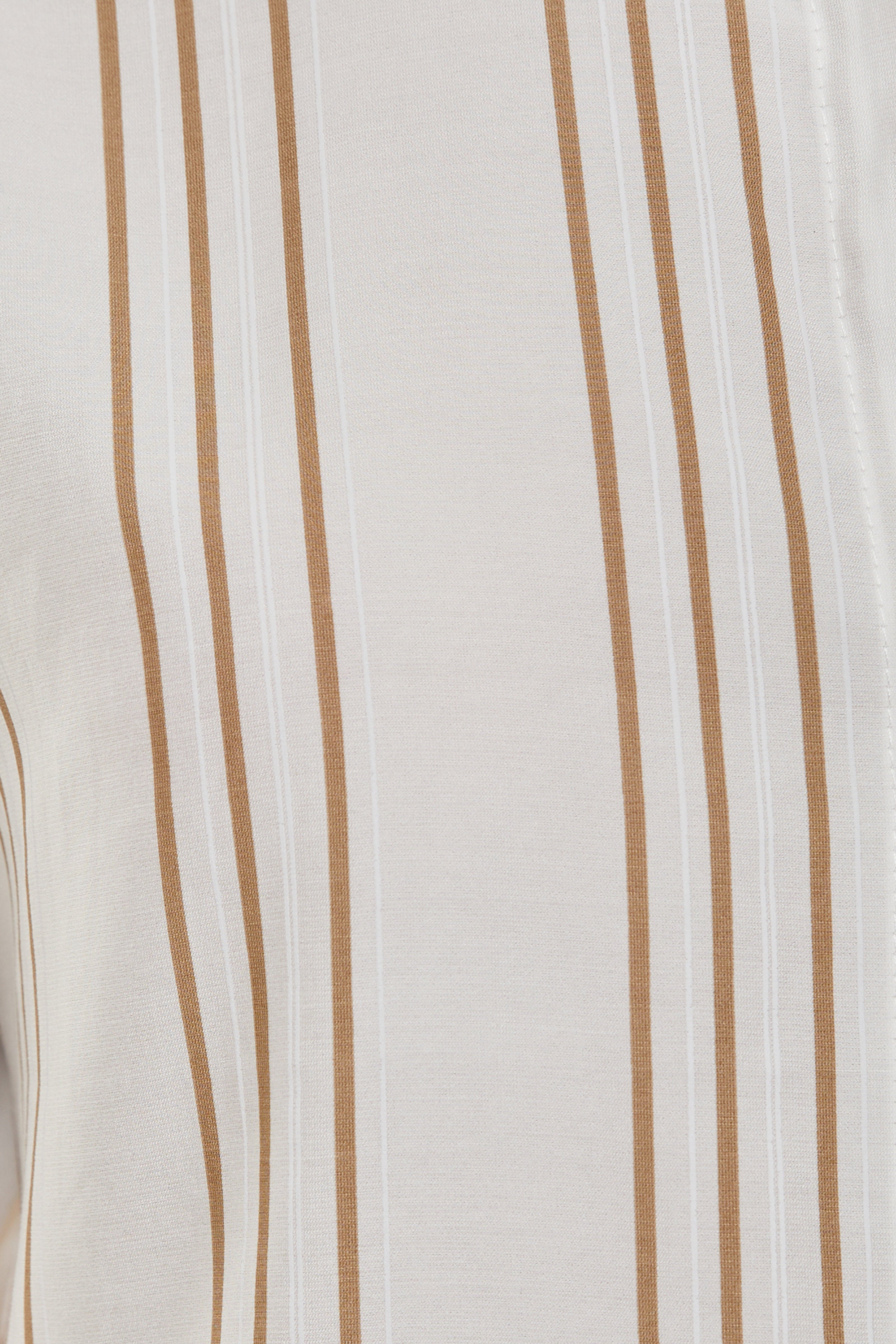 On the Hillside Shirt in Stripe Tan