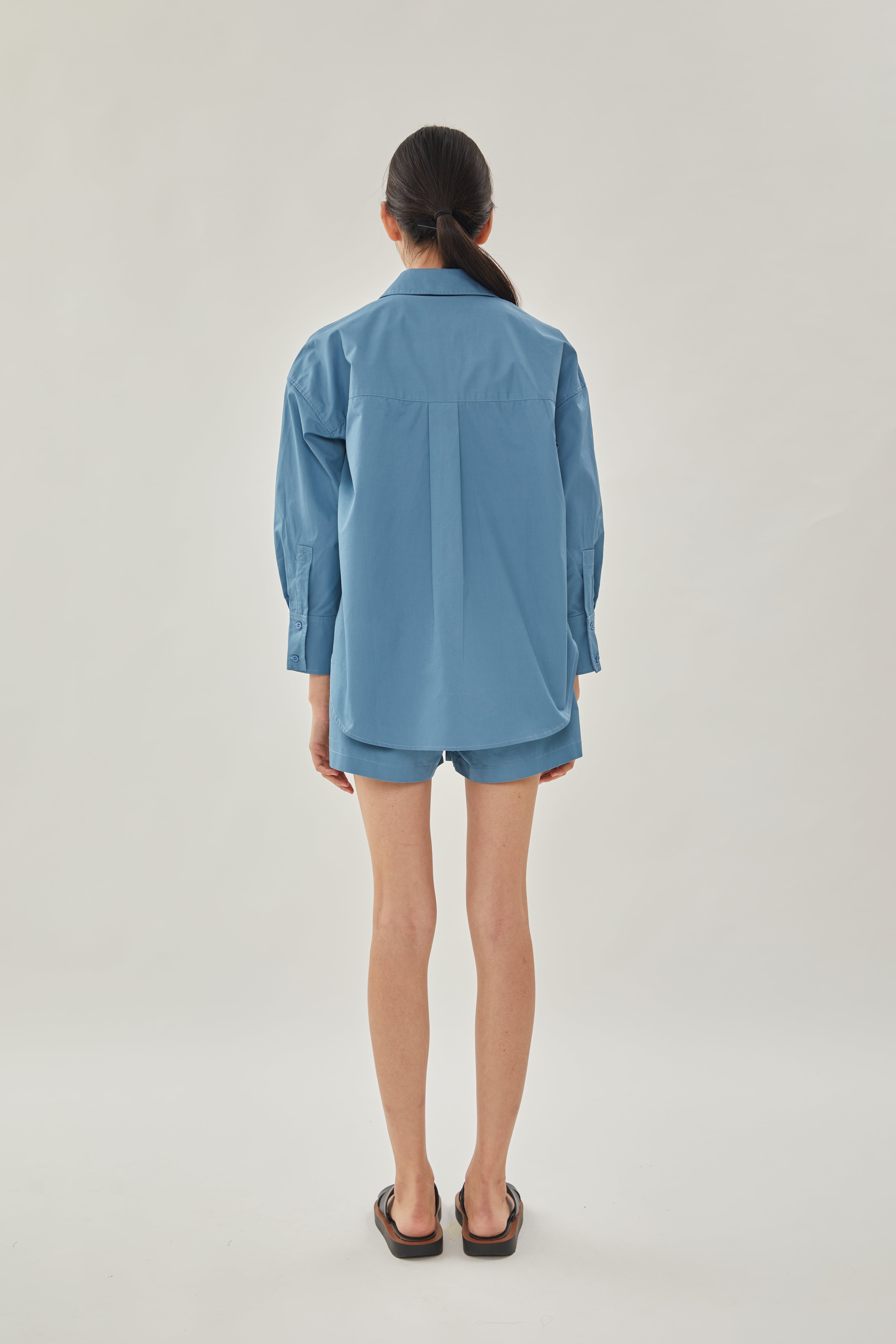 STUDIOS Shirt in Stone Blue