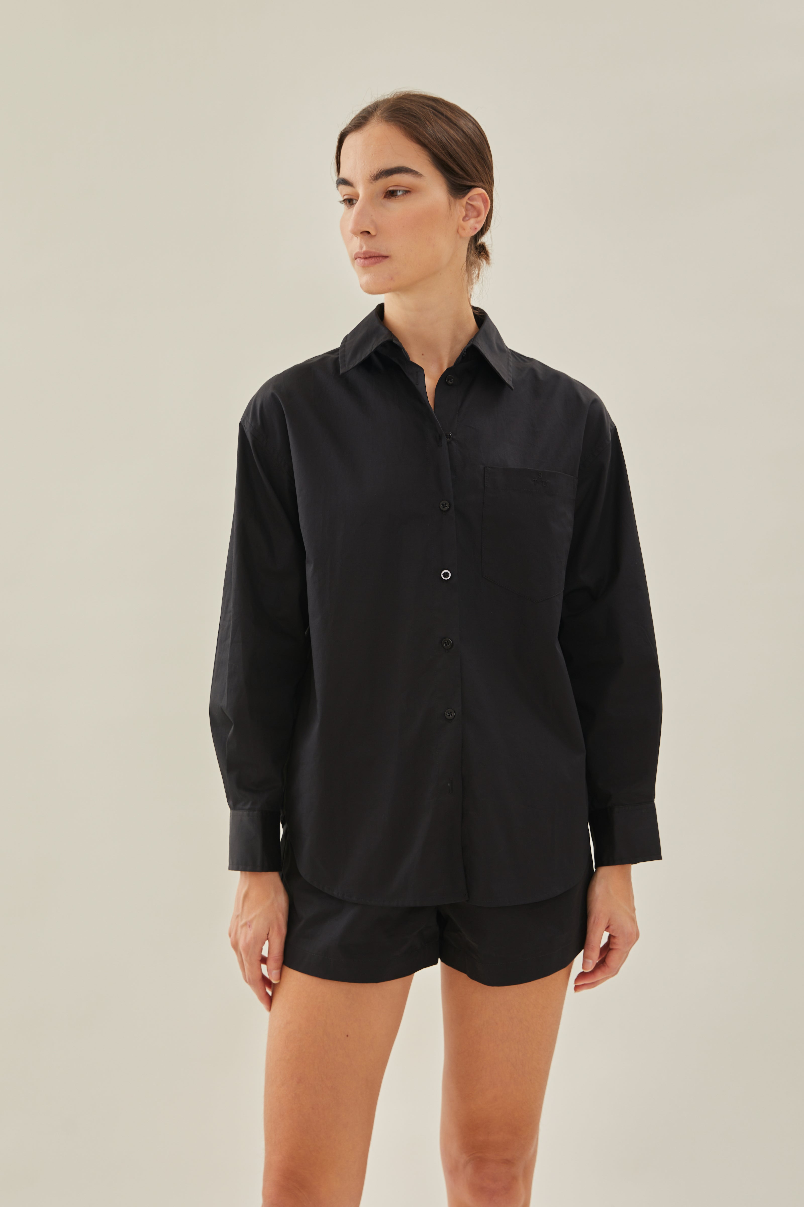 STUDIOS Pocket Shirt in Black