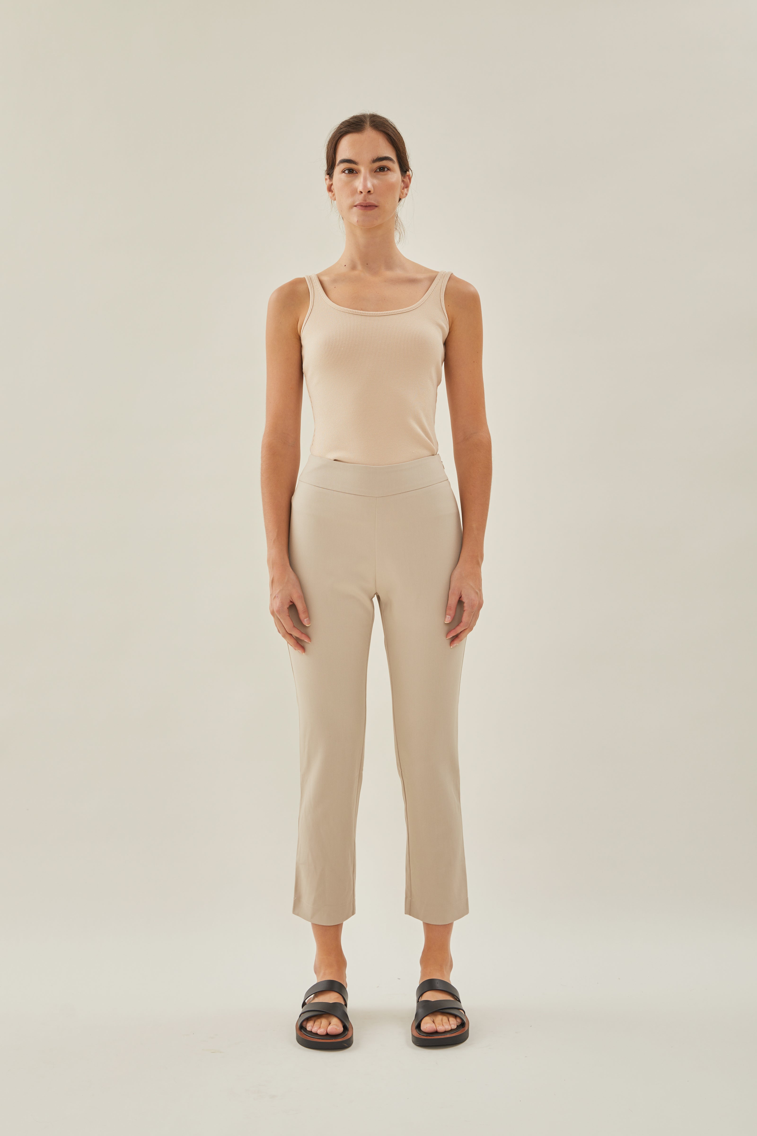 Tailored Trousers in Sand