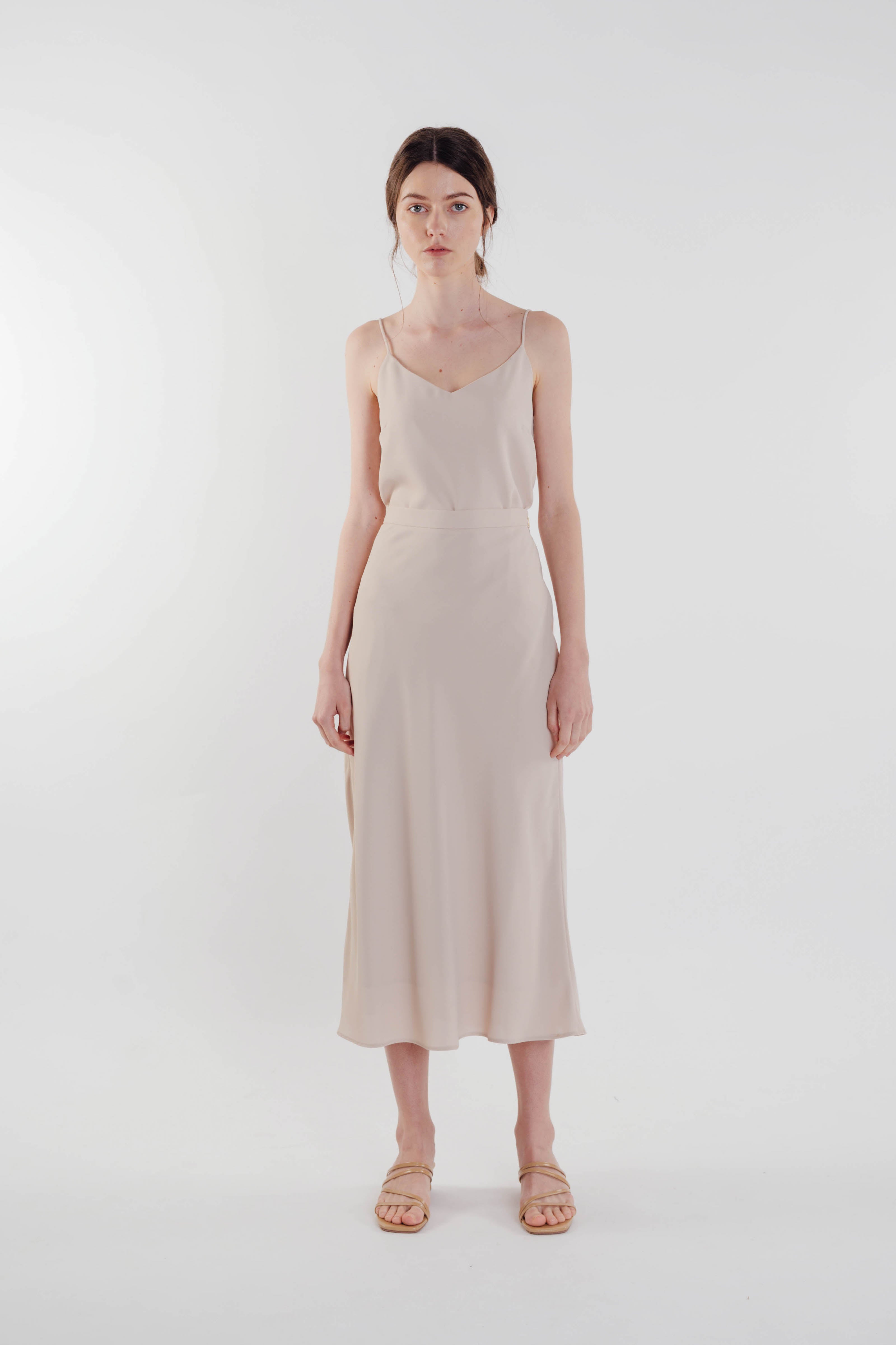 Slip Skirt in Sand (Sale)