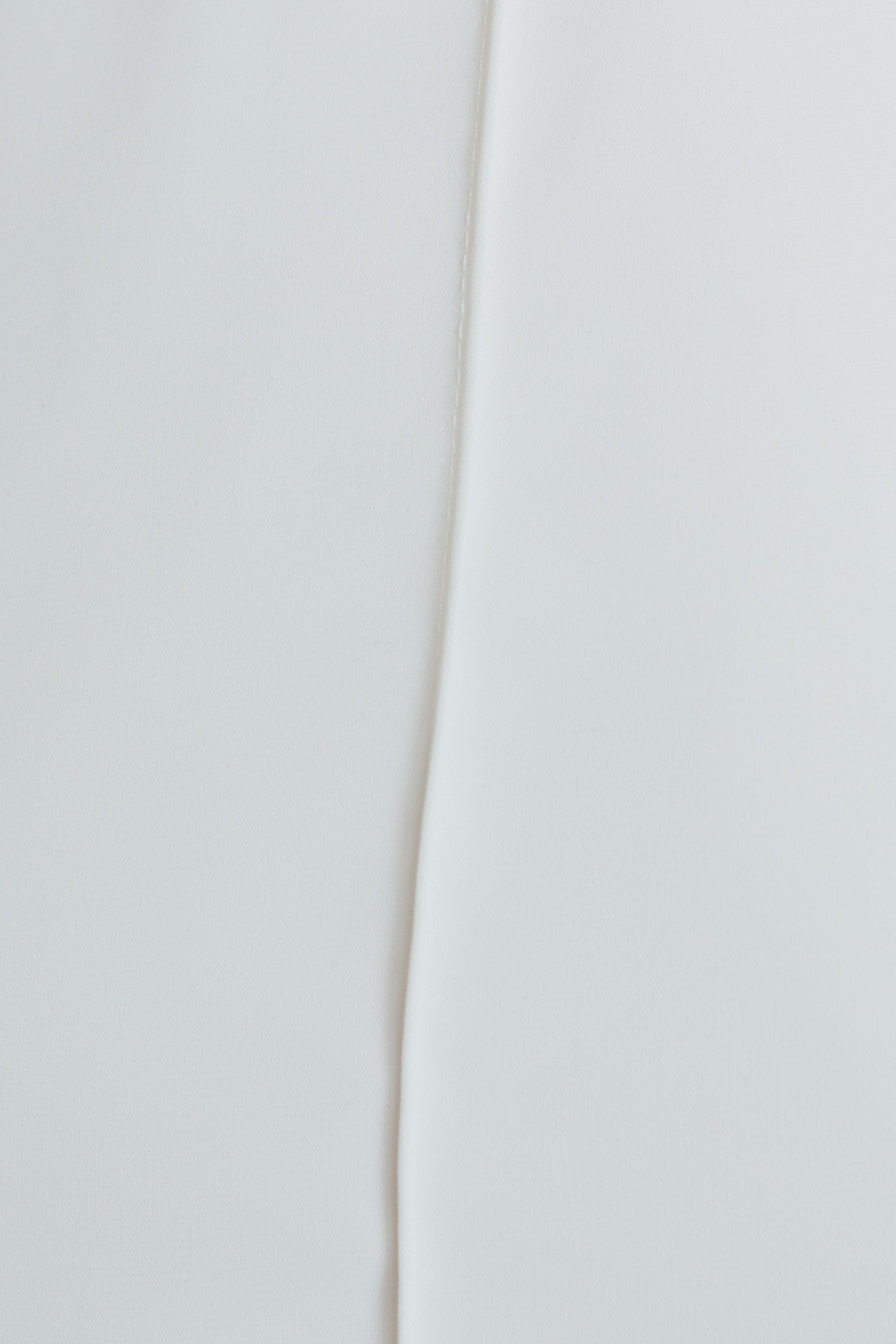 Front Stitchline Tank Top in White