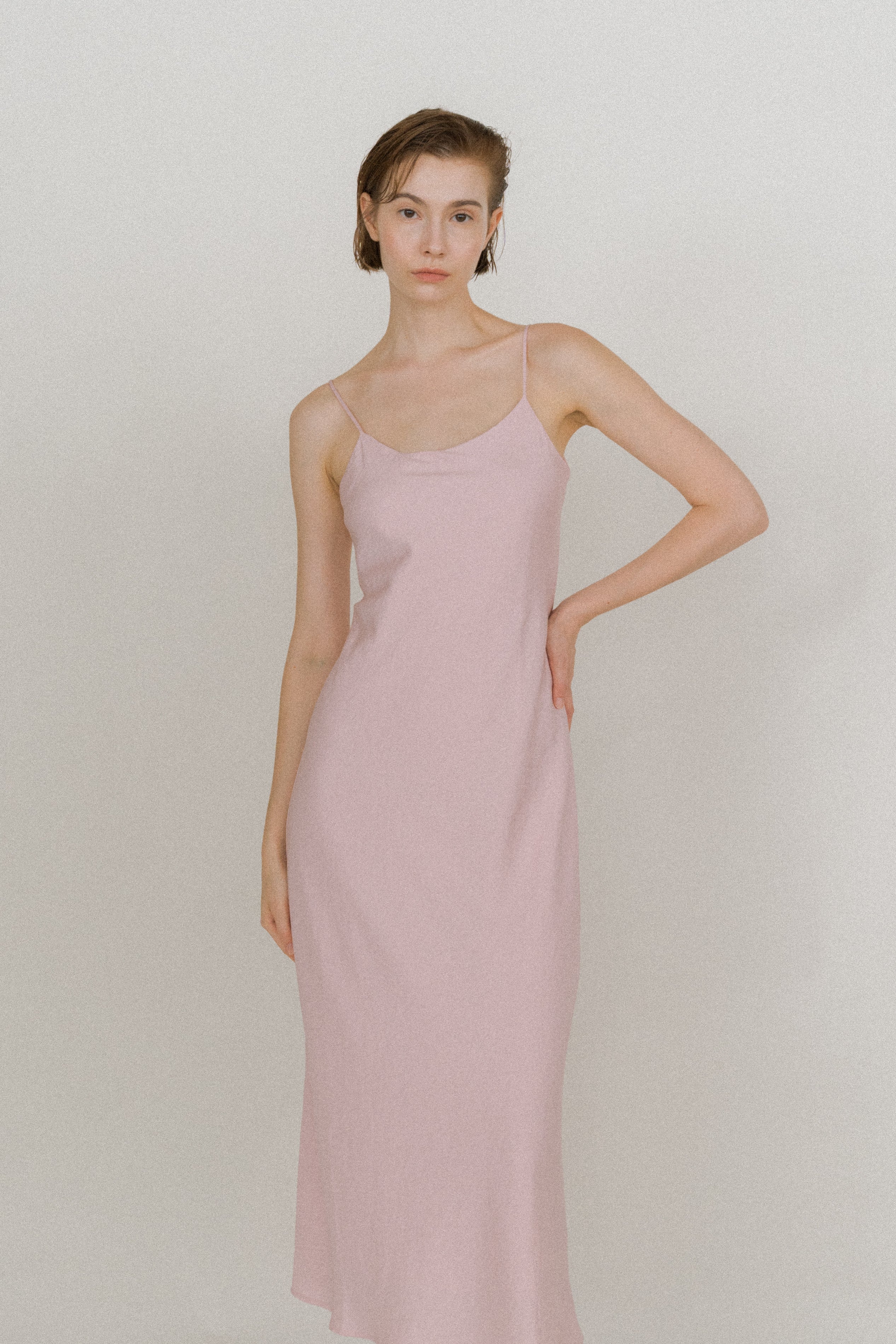 Classic Cami Dress in Petal Pink