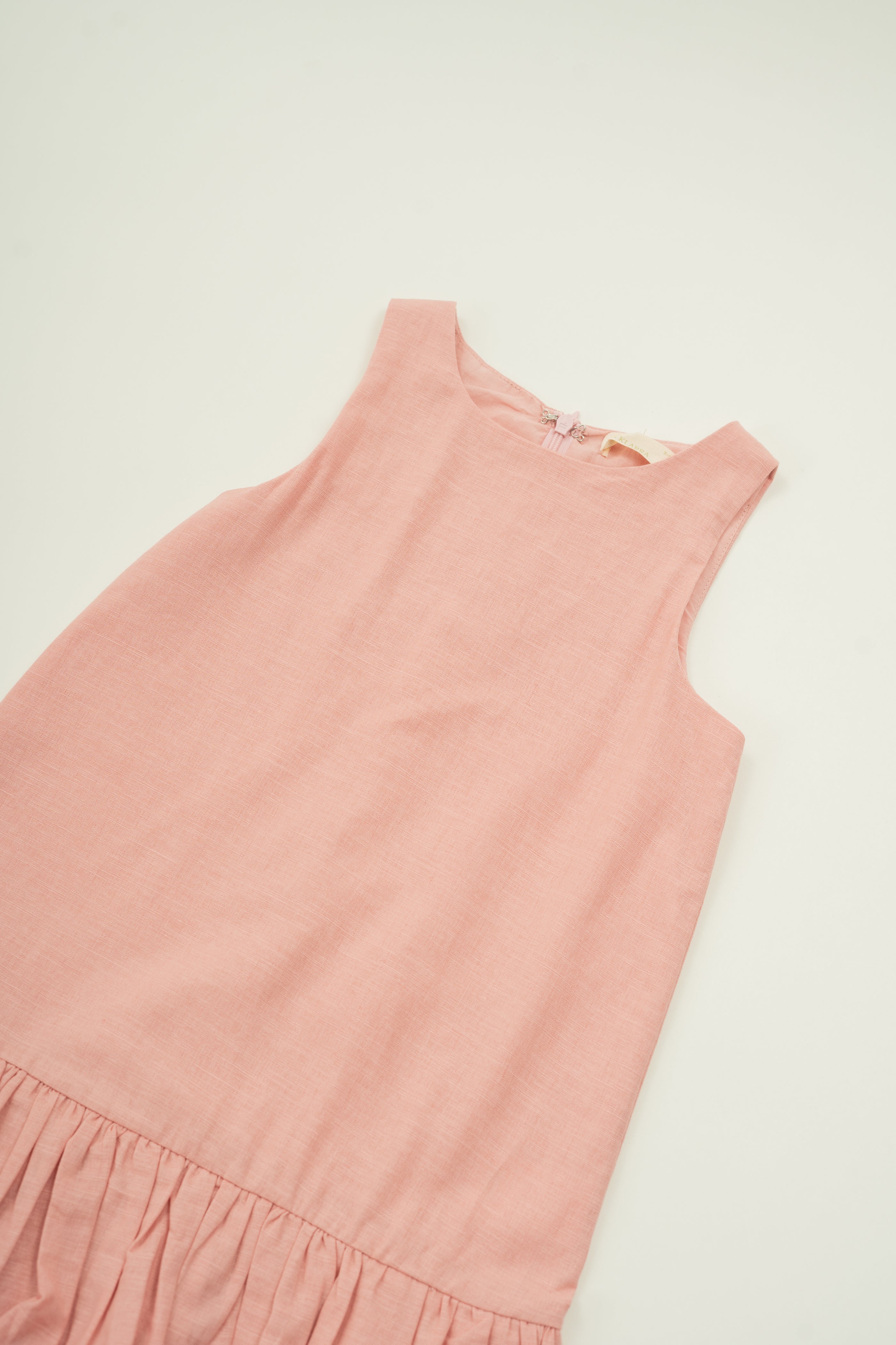 Mini Bubble Hem Dress in Pink