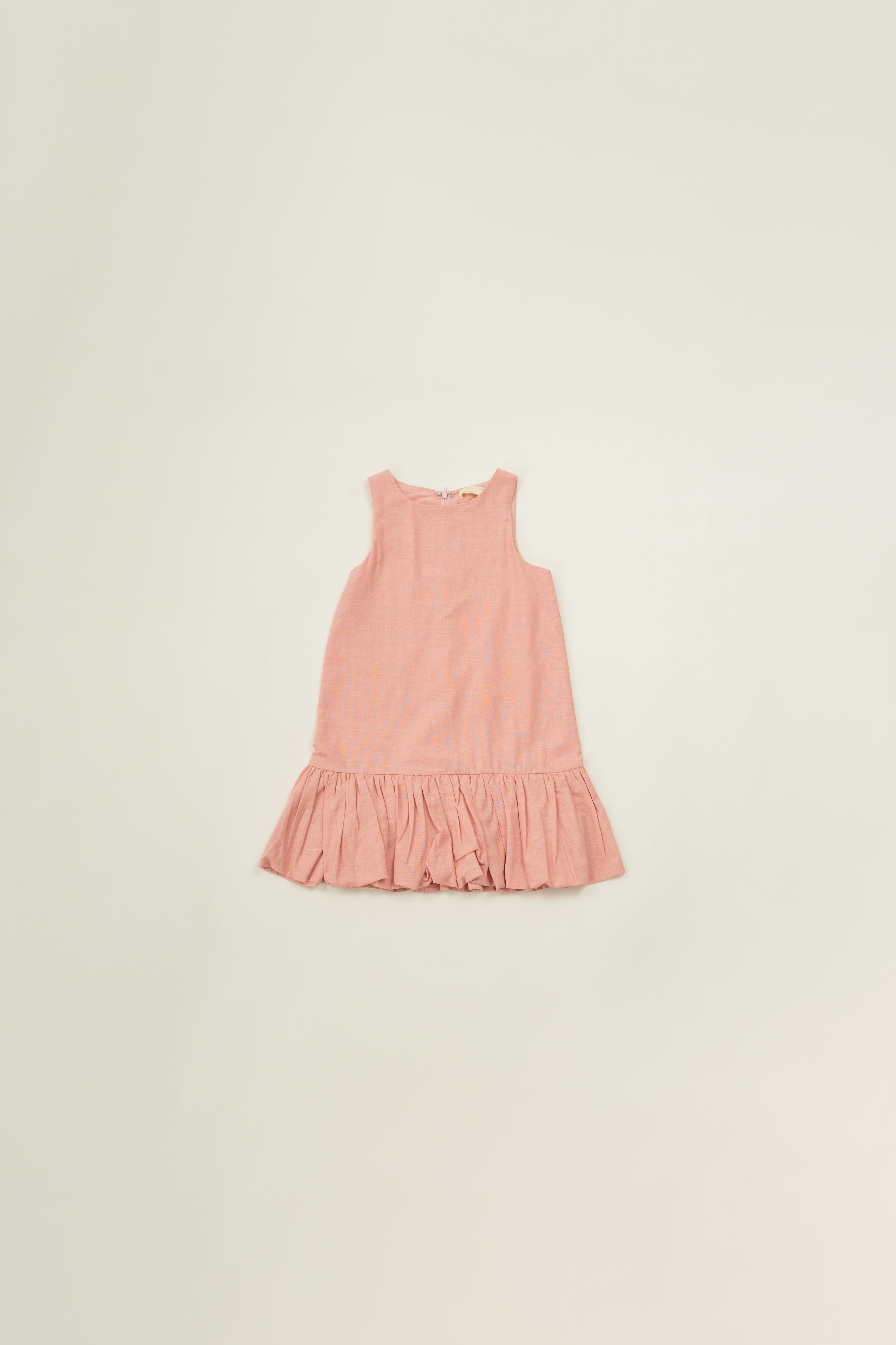 Mini Bubble Hem Dress in Pink