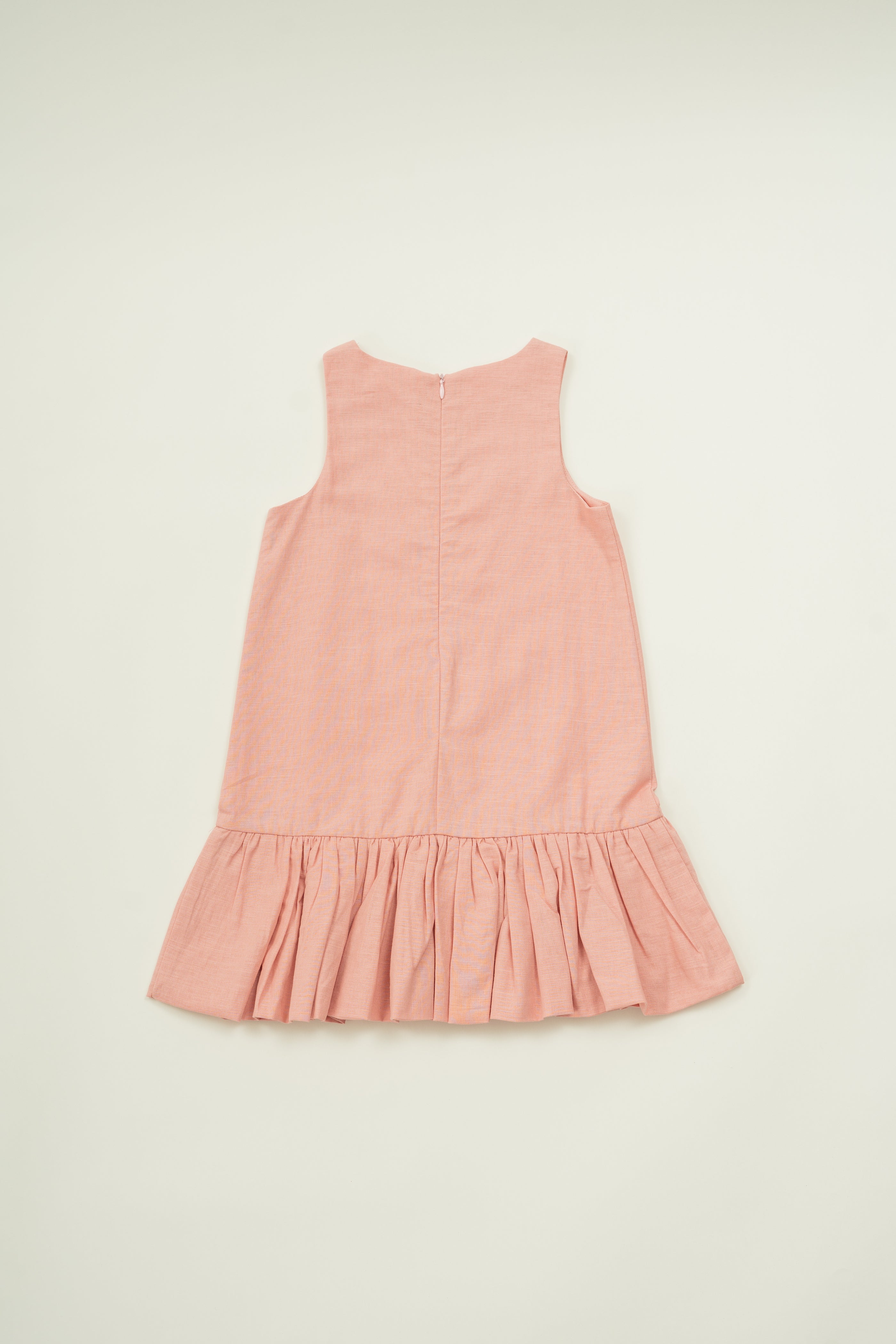 Mini Bubble Hem Dress in Pink