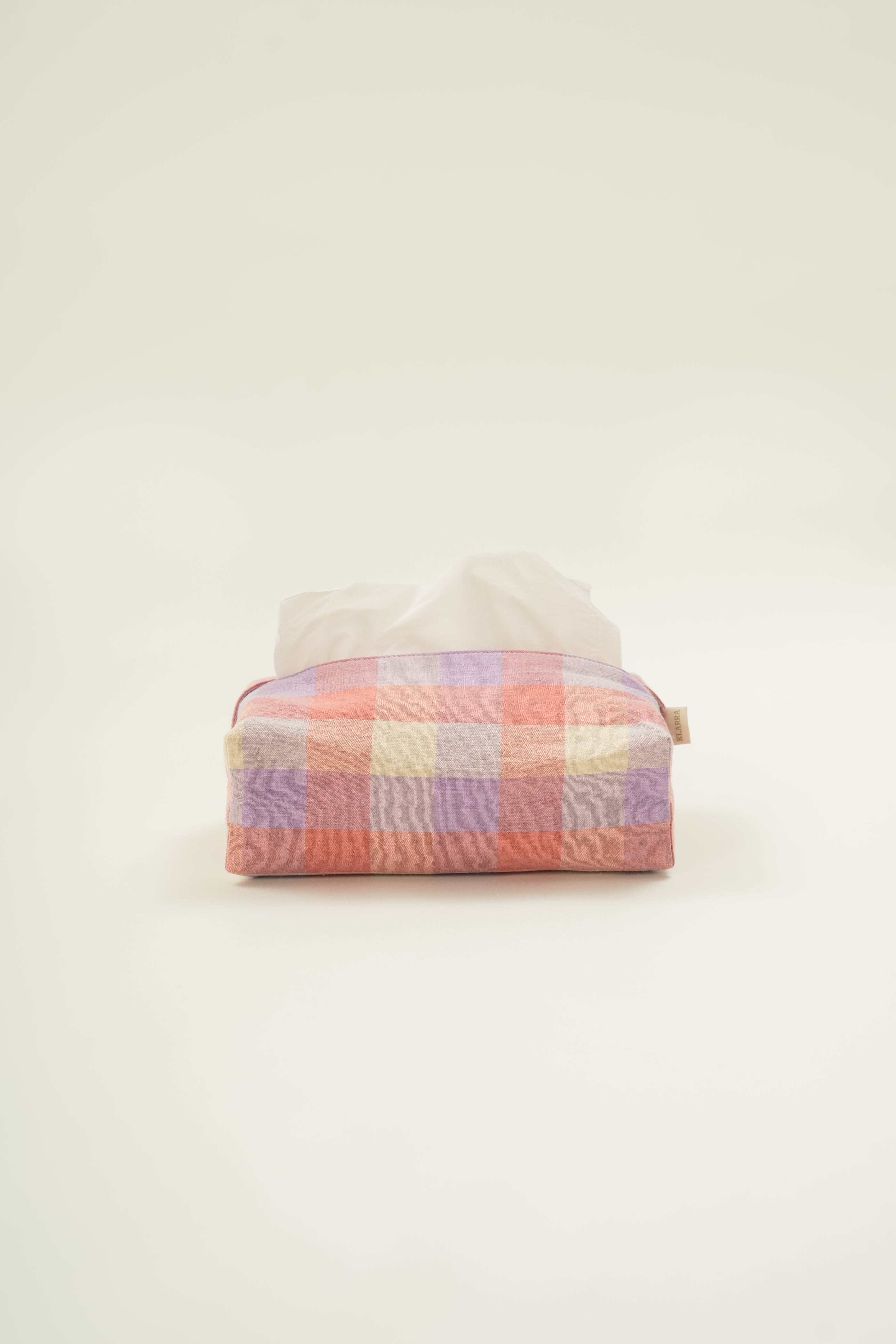 Tissue Holder in Joie Gingham