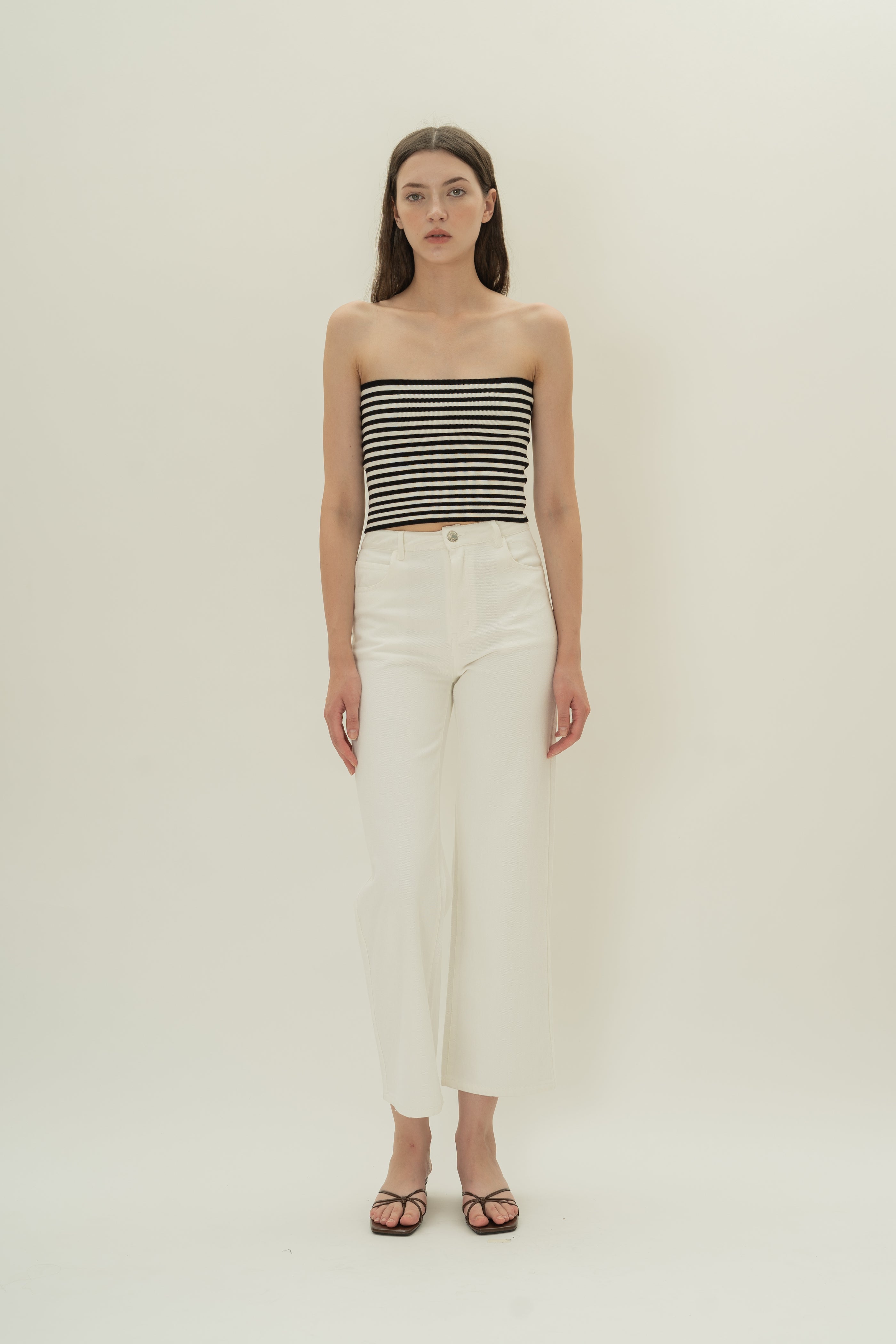 Knitted Bandeau in Stripe