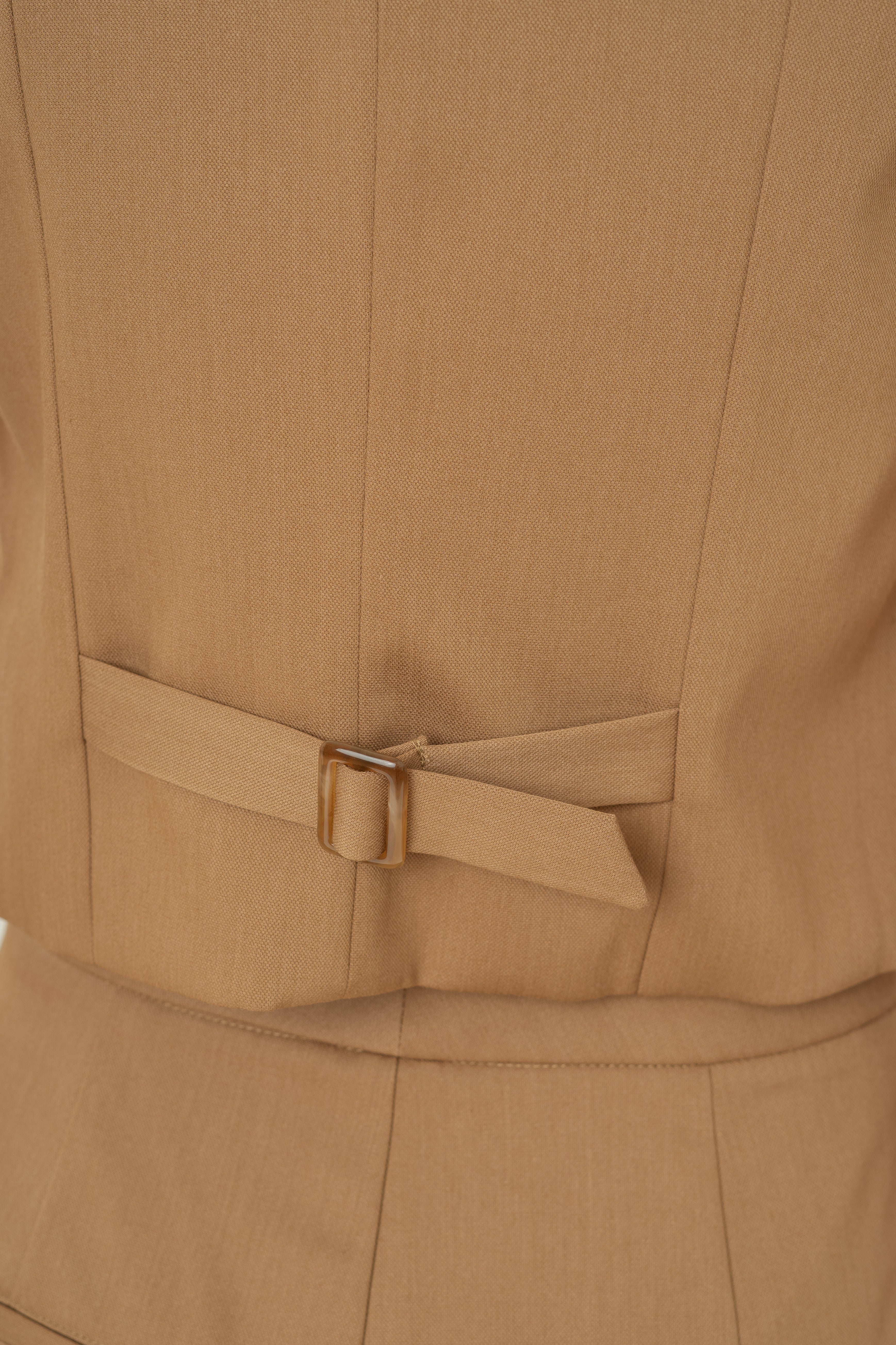 Suiting Waistcoat in Camel