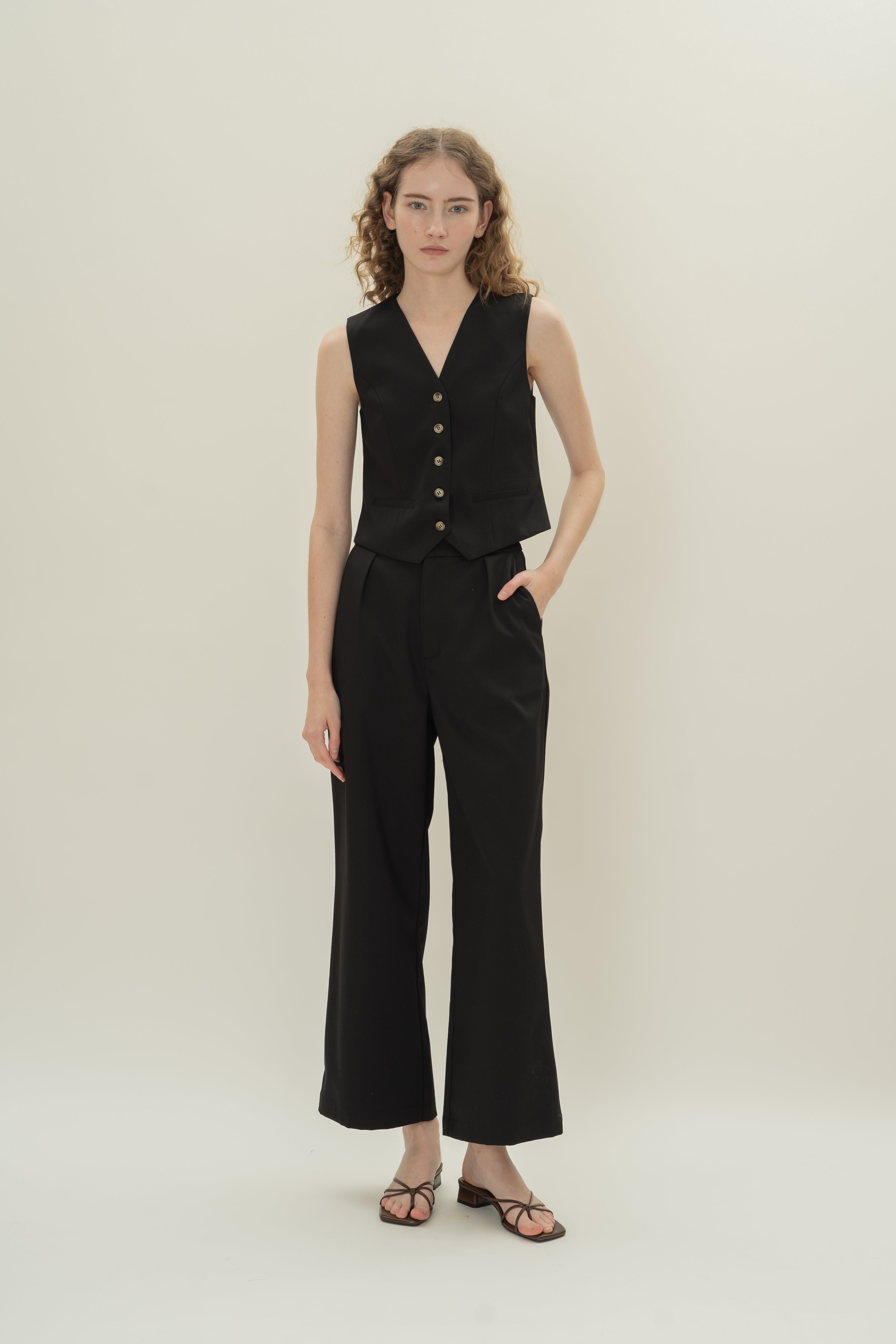 Suiting Waistcoat in Black
