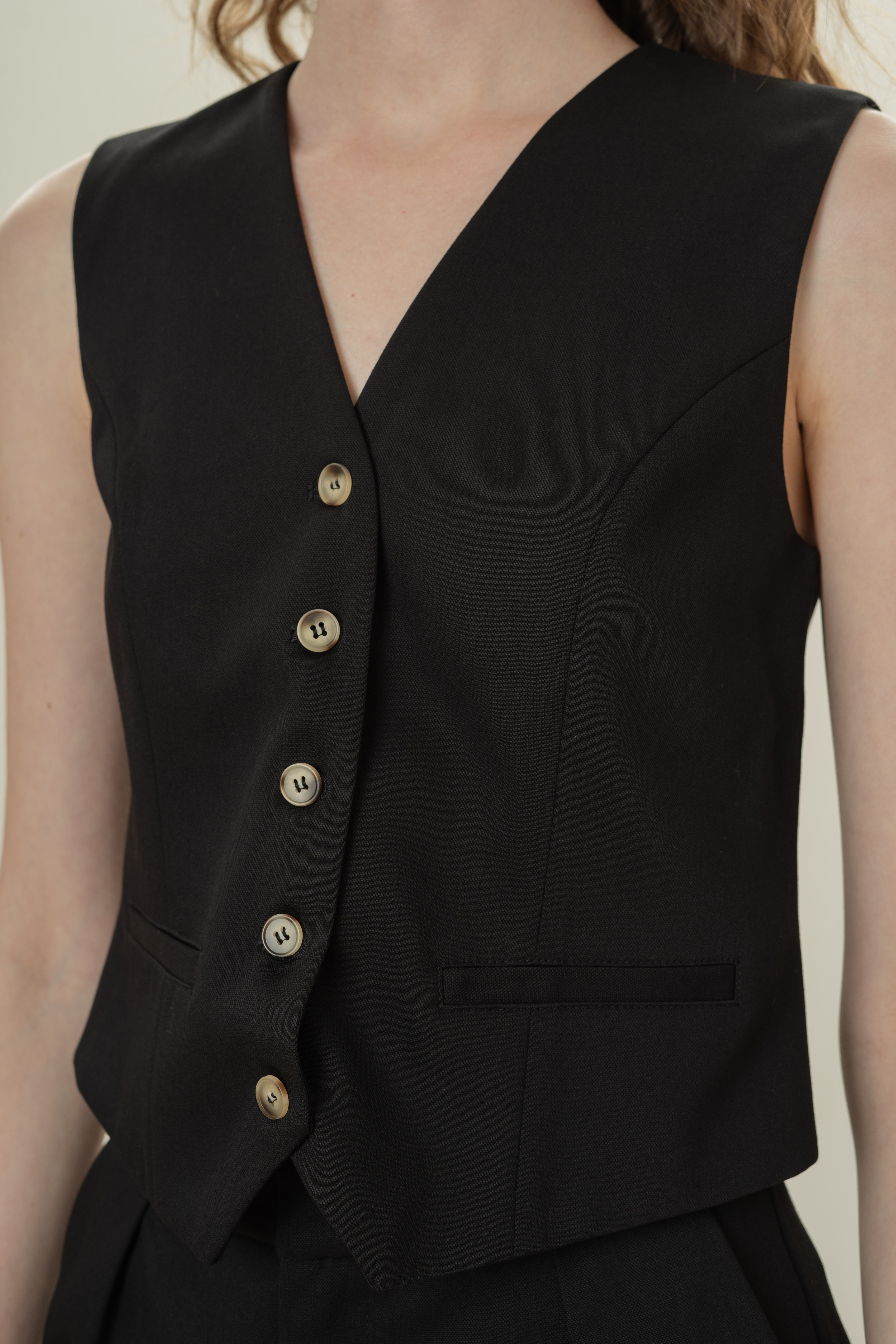 Suiting Waistcoat in Black