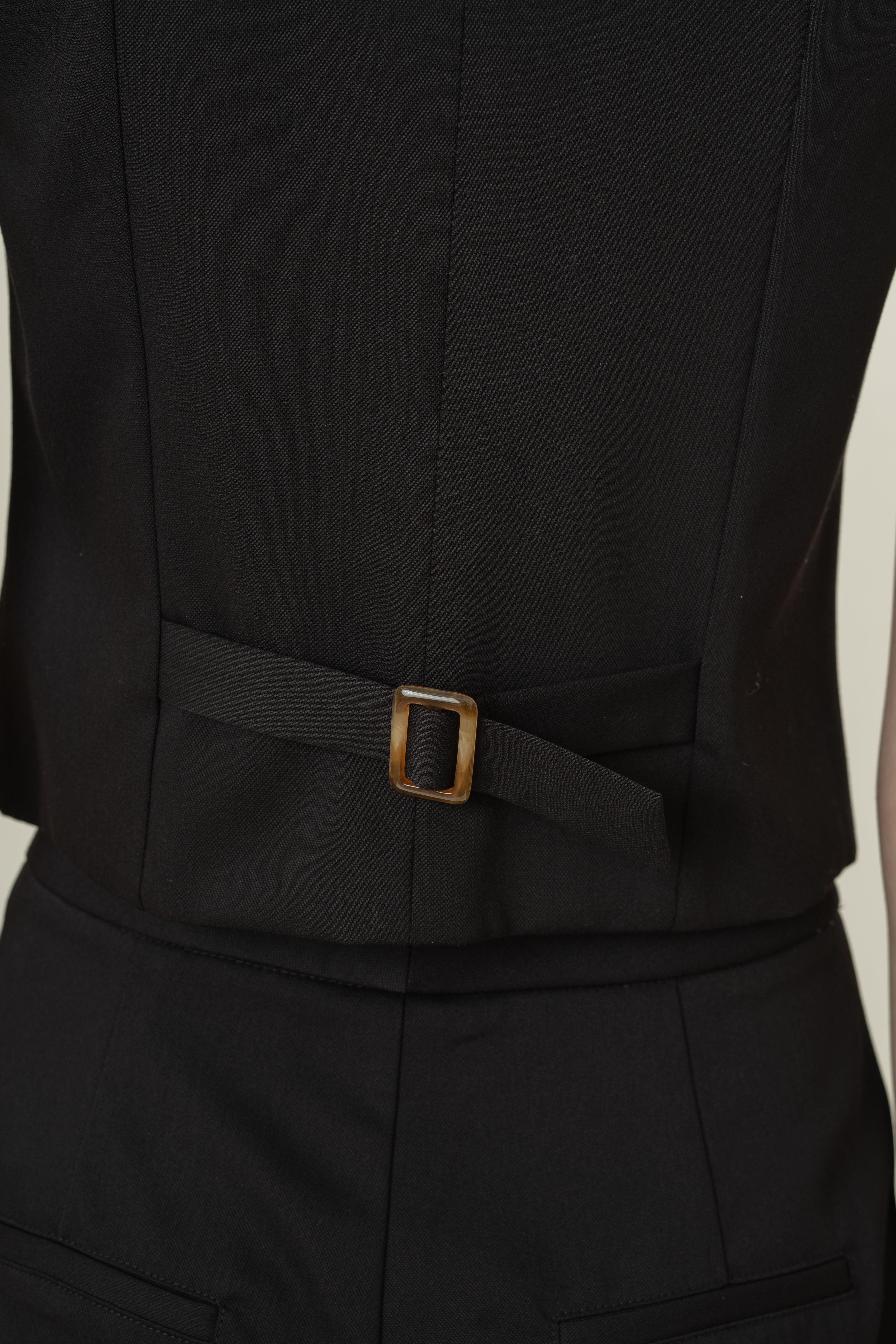 Suiting Waistcoat in Black