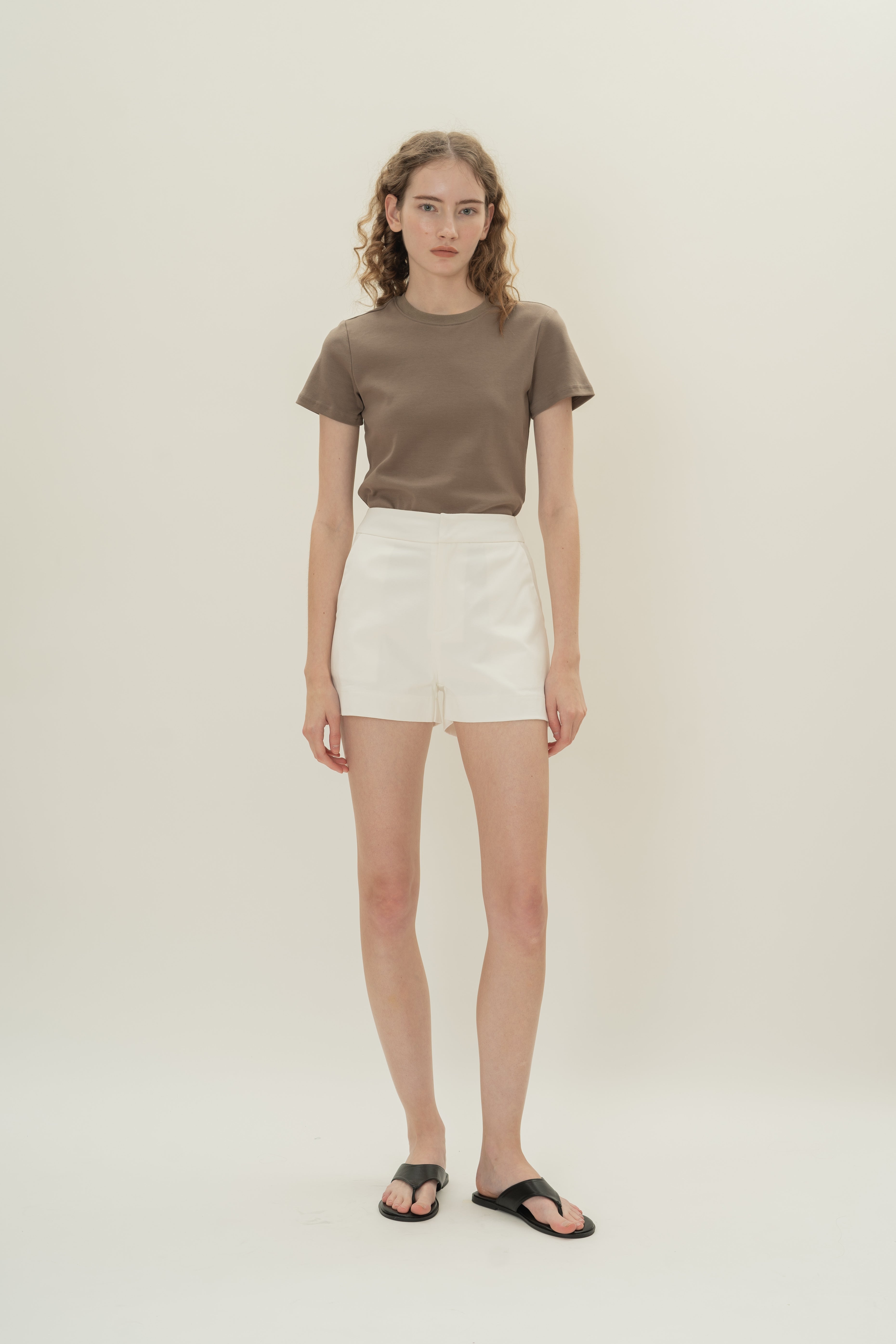 Classic Cotton Shorts in White