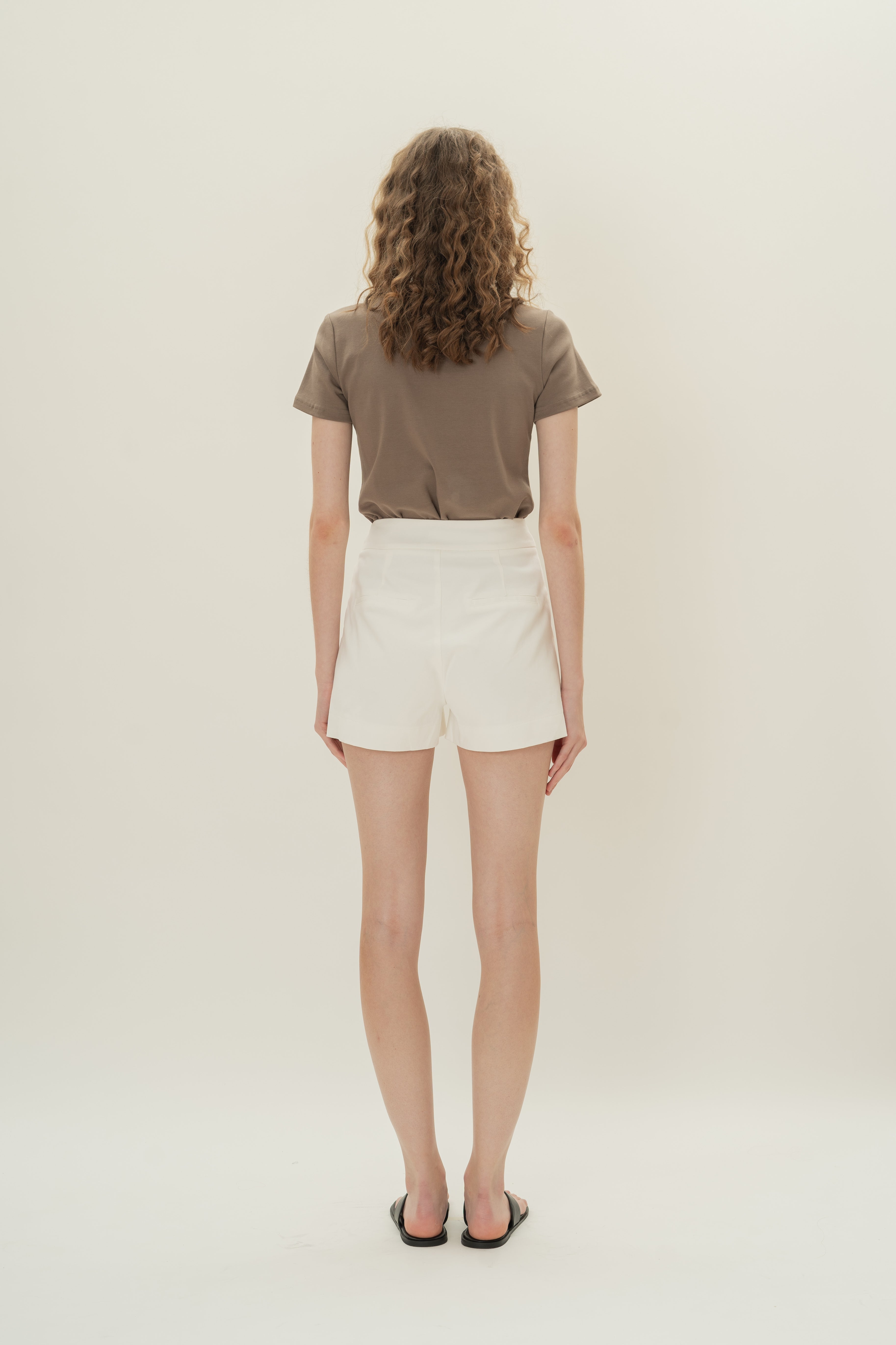 Classic Cotton Shorts in White