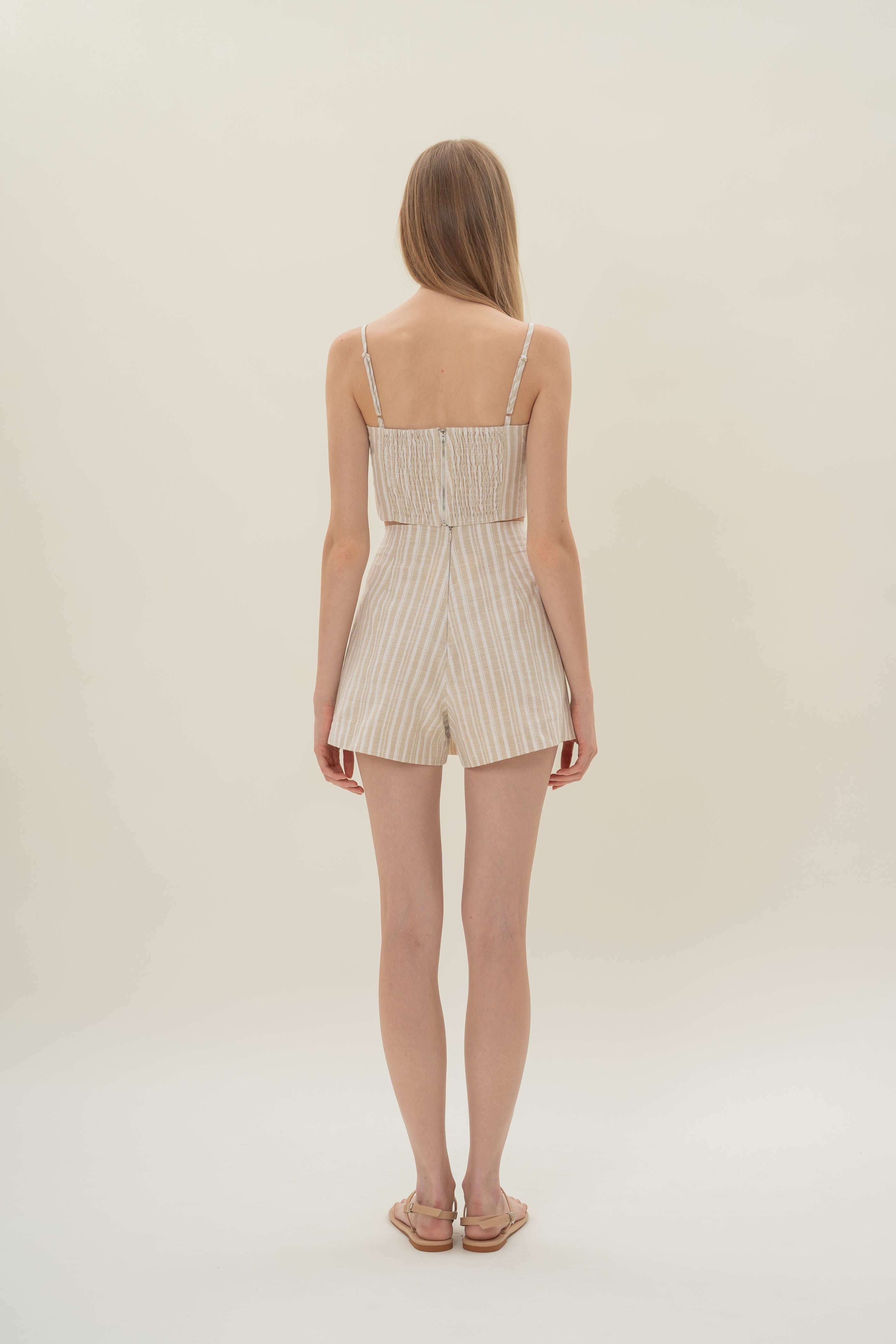 Wrap Skort in Oasis Stripes