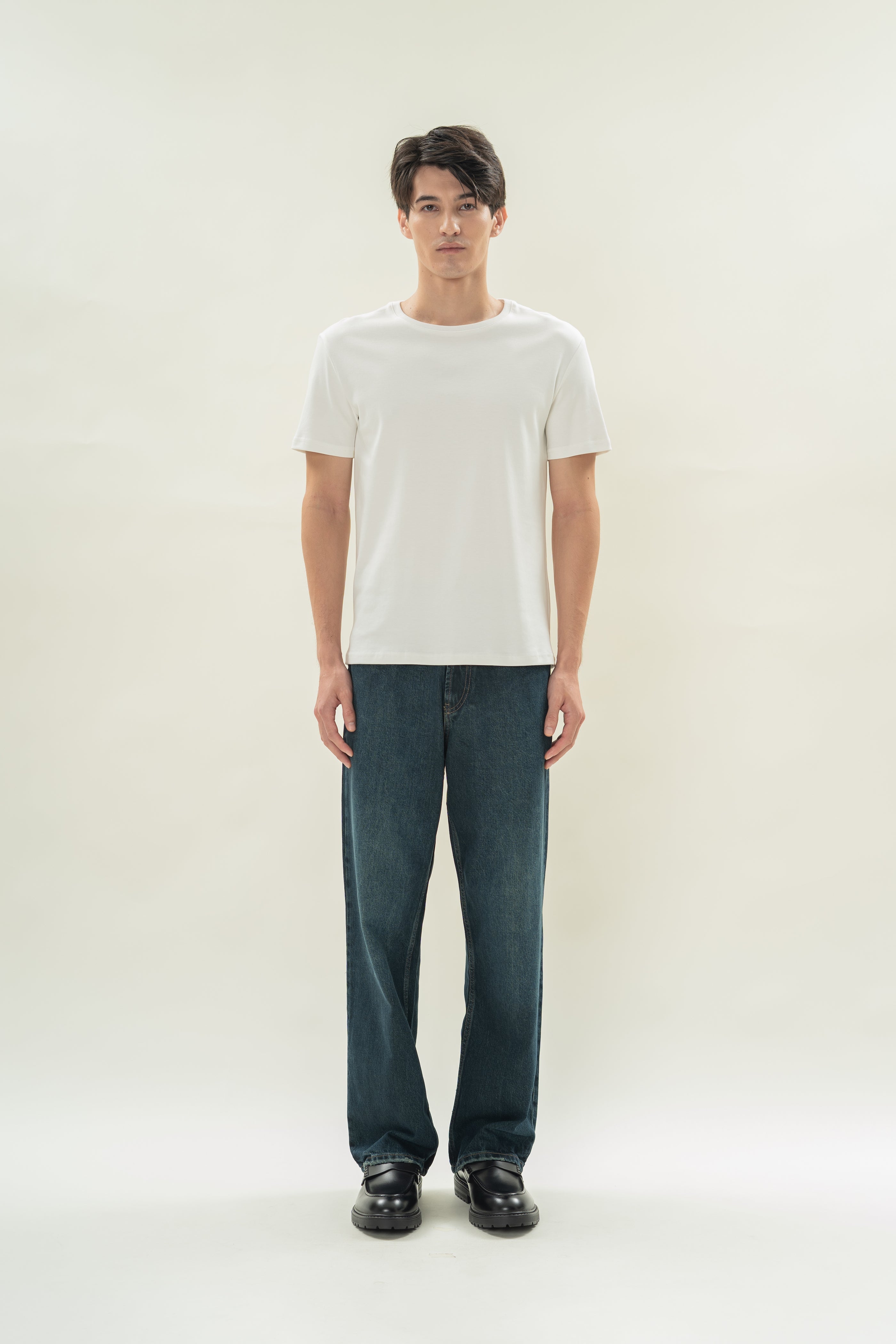 Men's Slim Fit Tee (N°.08) in White