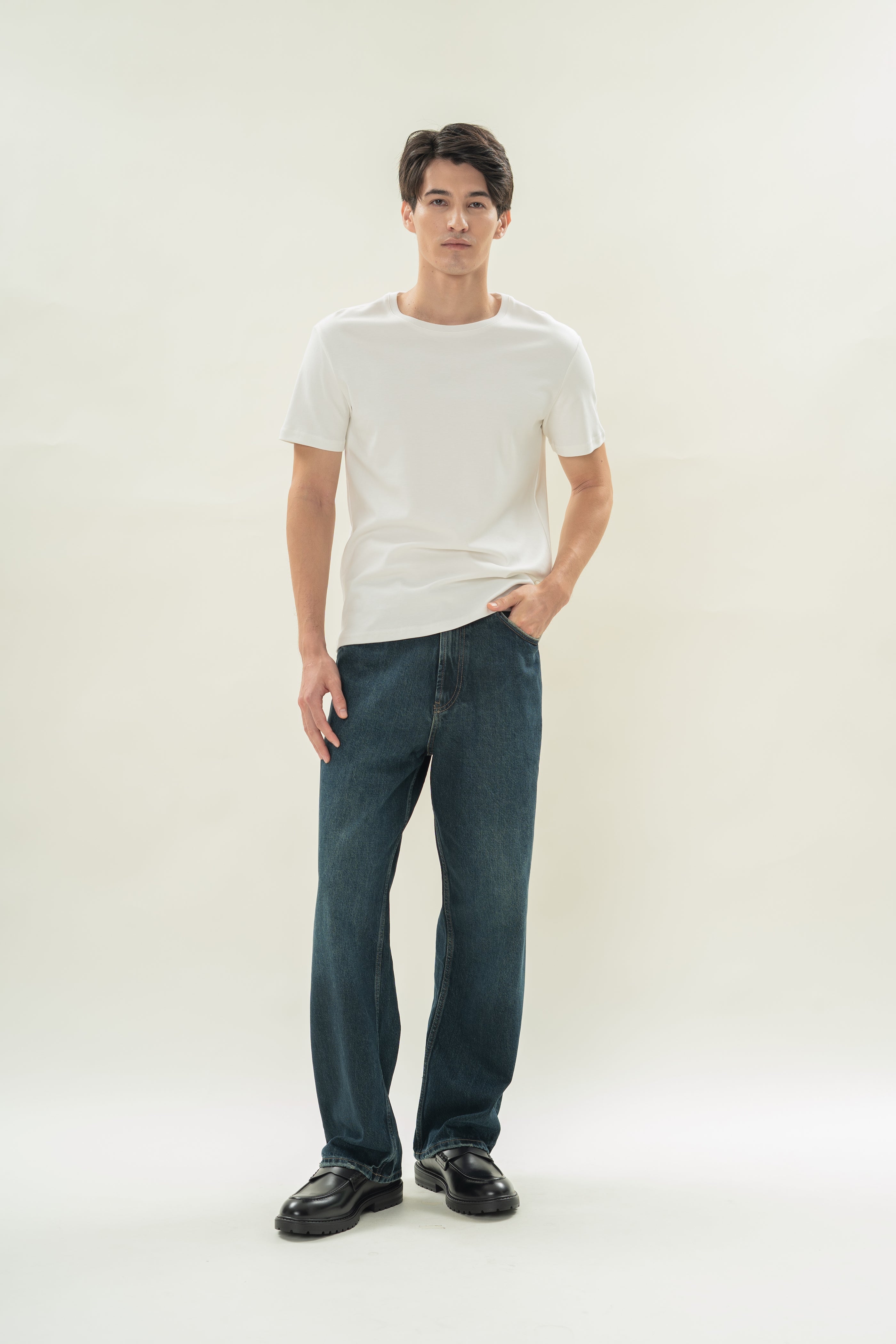 Men's Slim Fit Tee (N°.08) in White