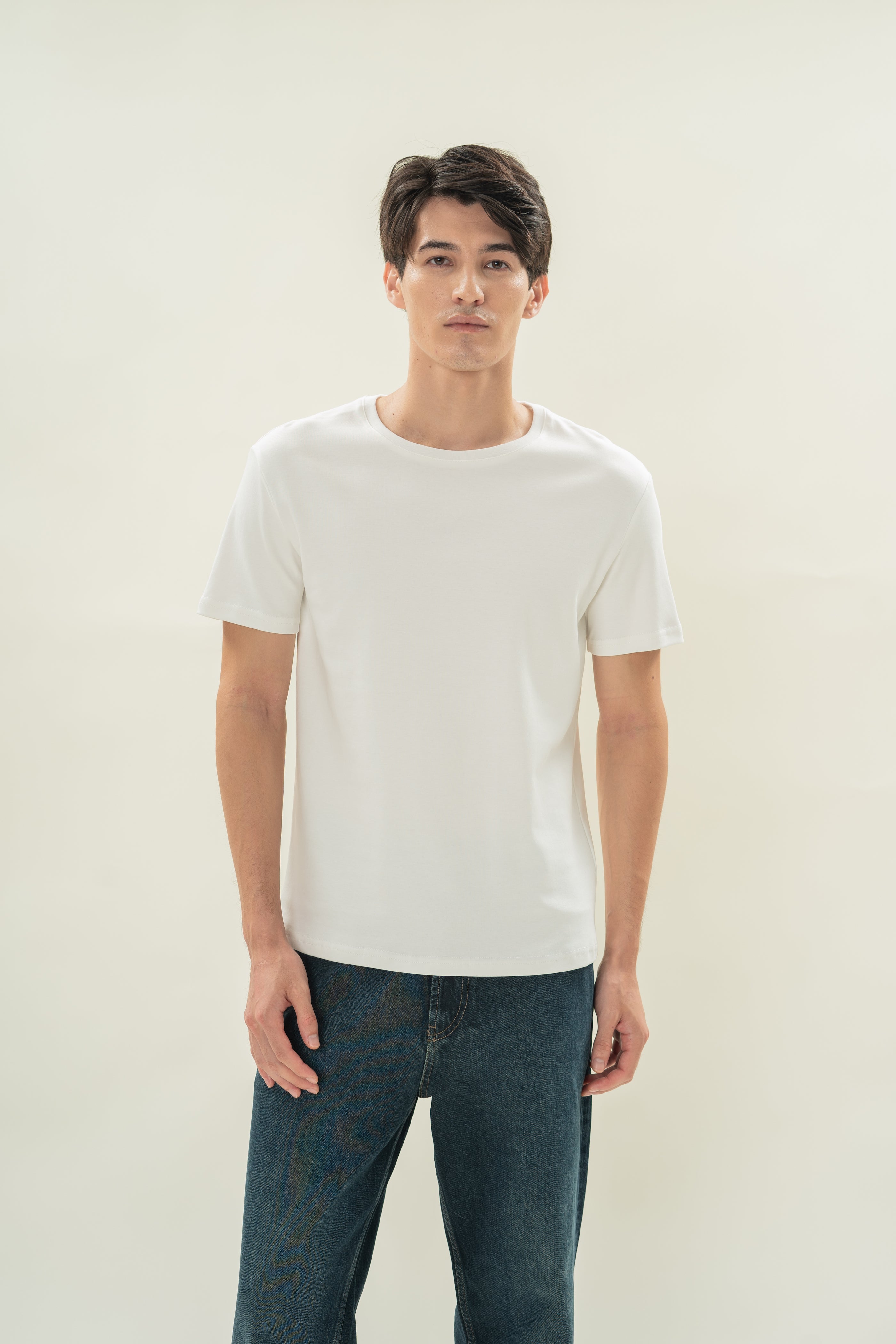 Men's Slim Fit Tee (N°.08) in White (Coming soon)