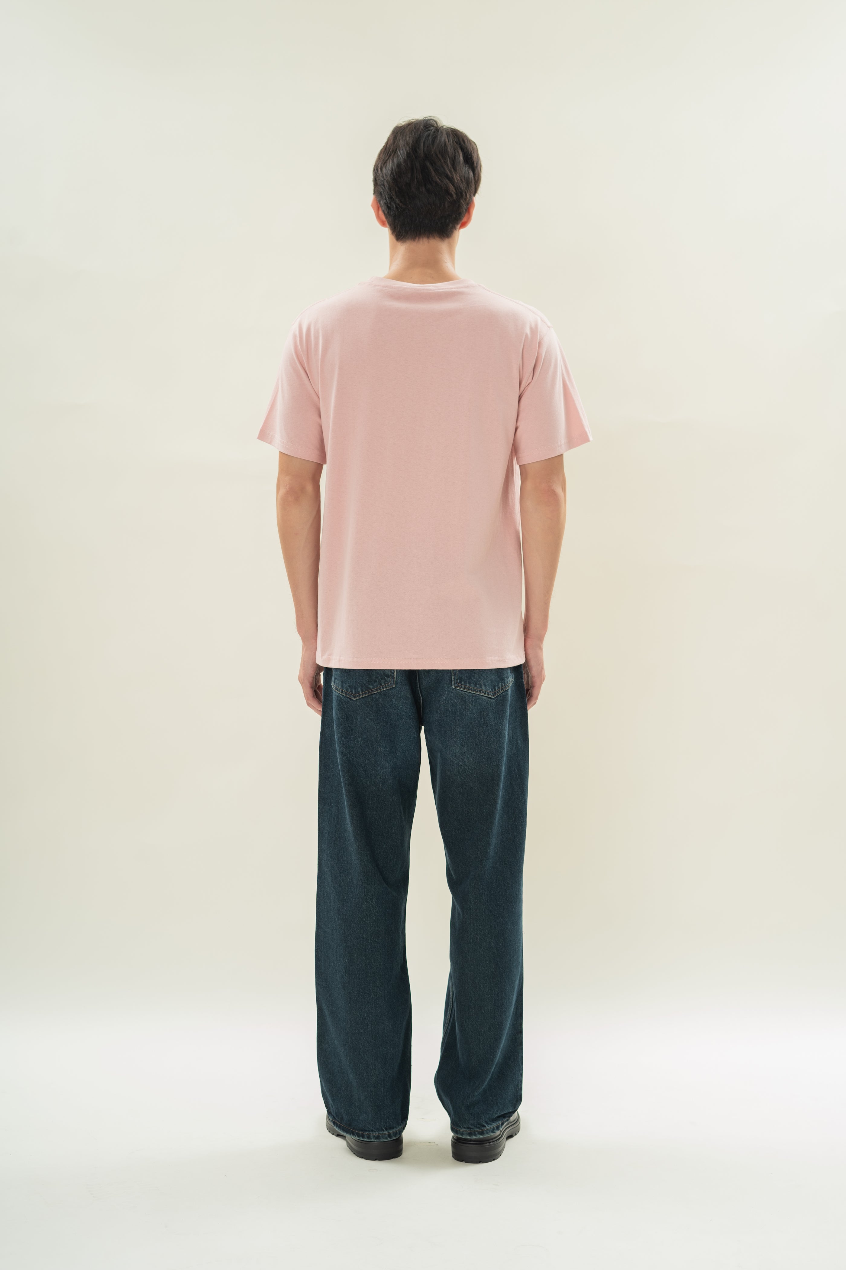 Men's Oversized Tee (N°.06) in Petal Pink