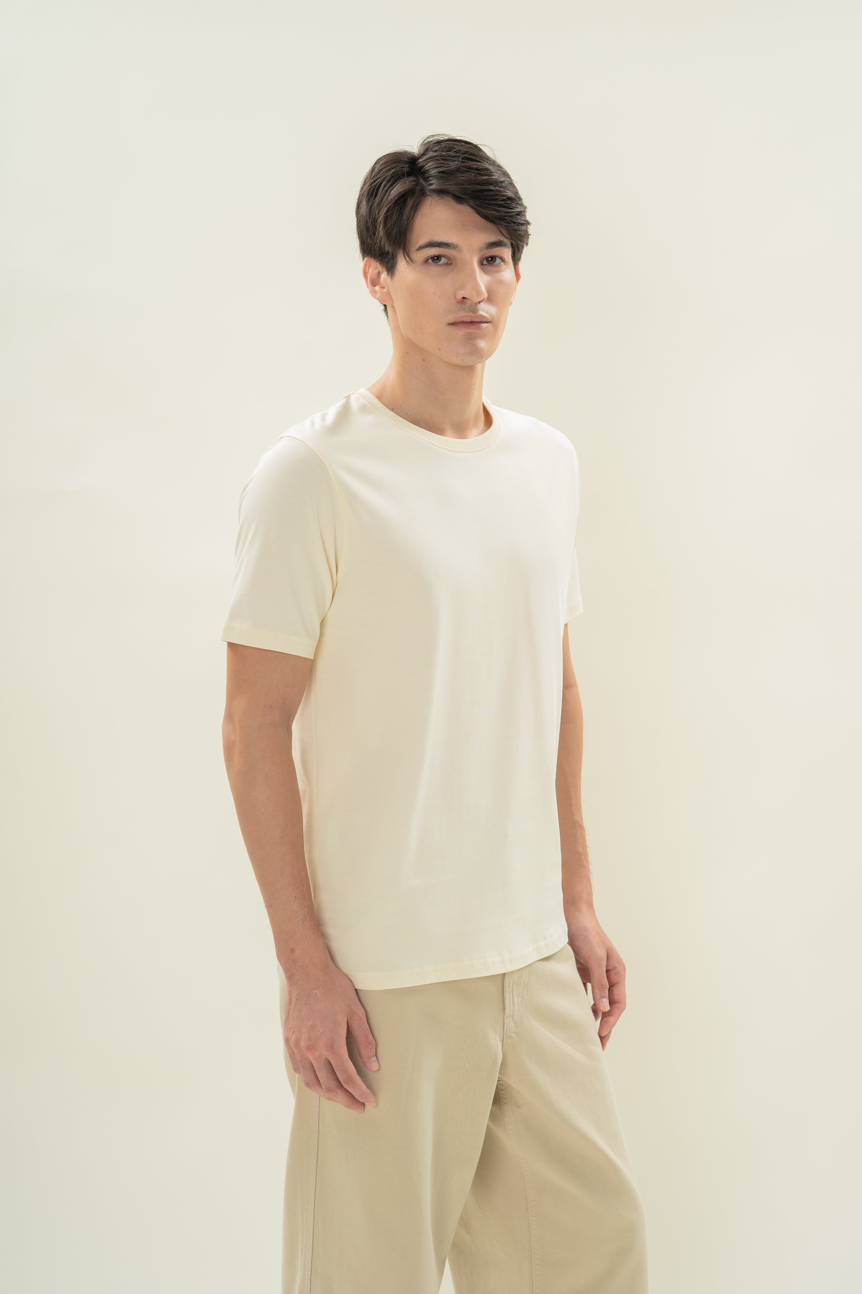 Men's Regular Fit Tee (N°.07) in Bone (Coming soon)