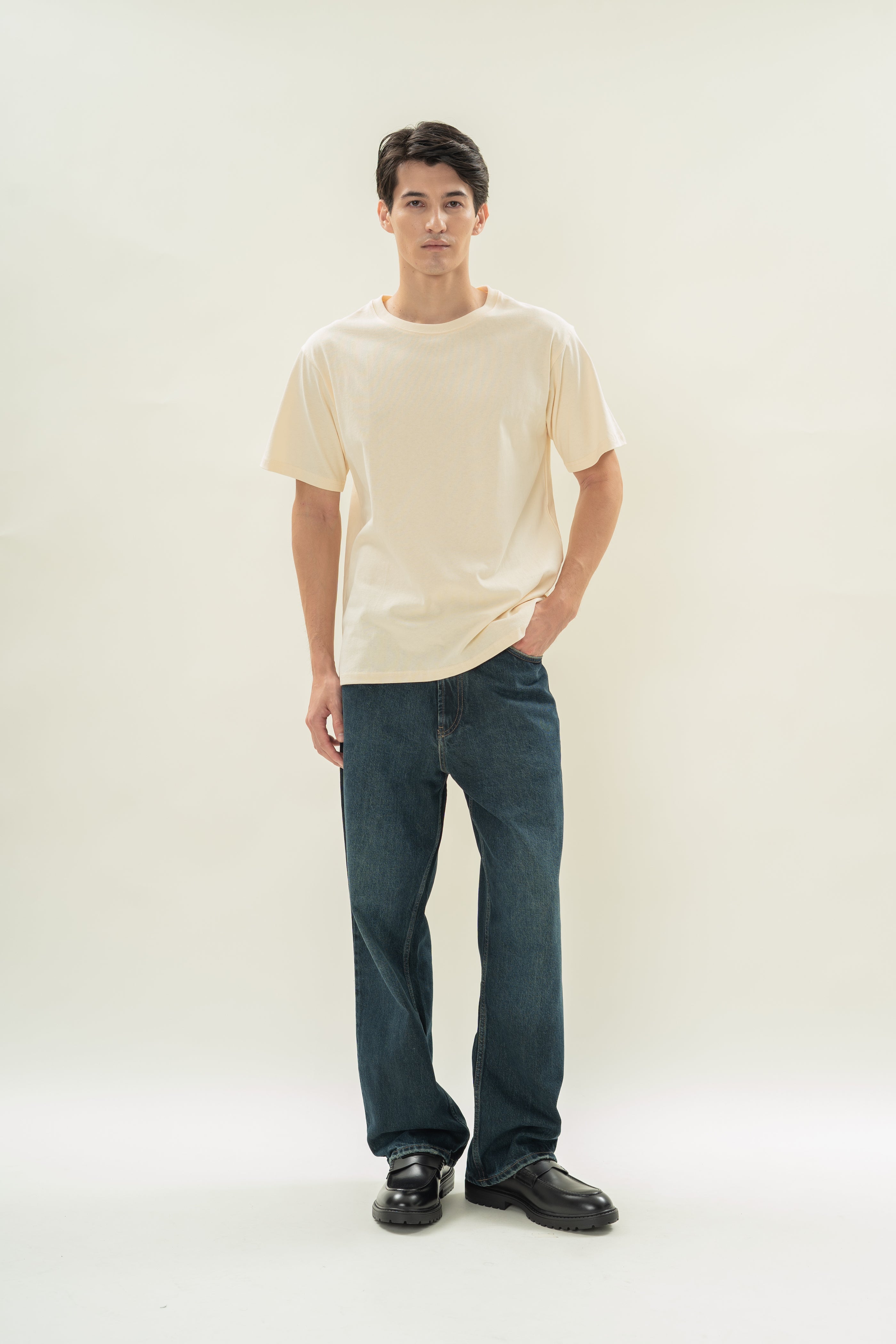 Men's Oversized Tee (N°.06) in Natural