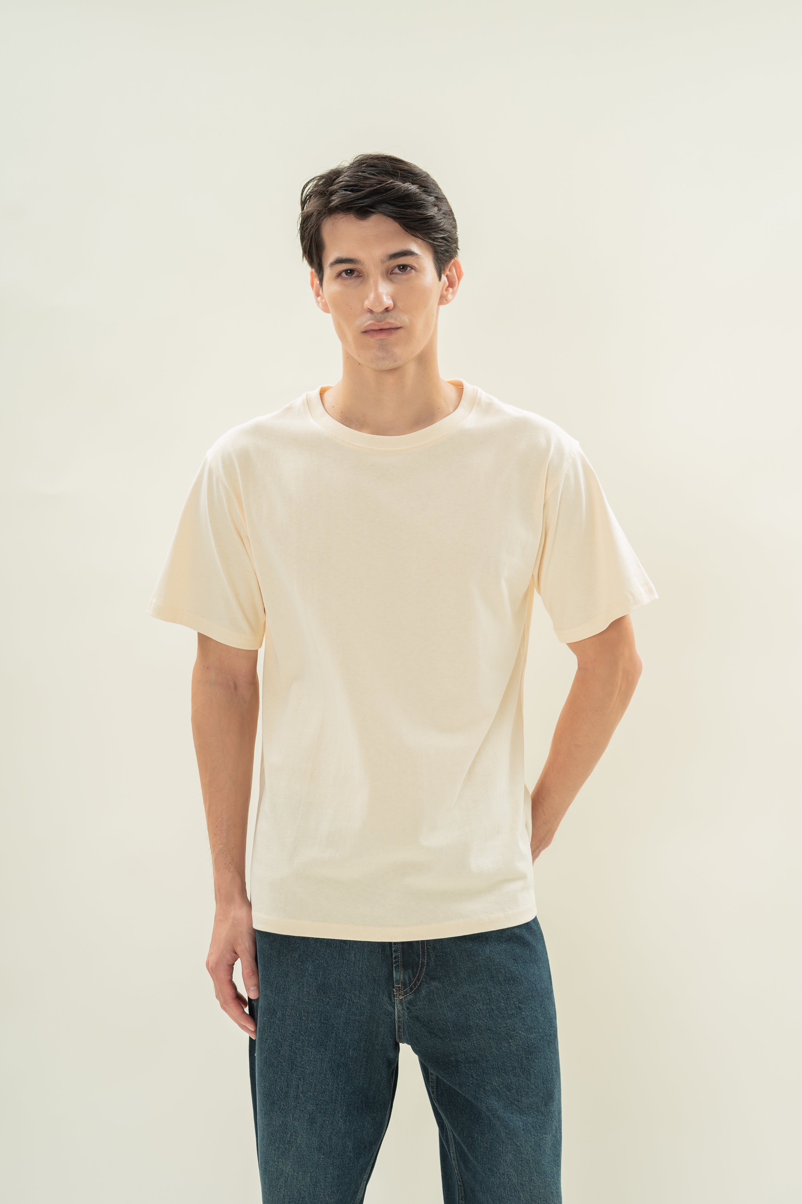 Men's Oversized Tee (N°.06) in Natural