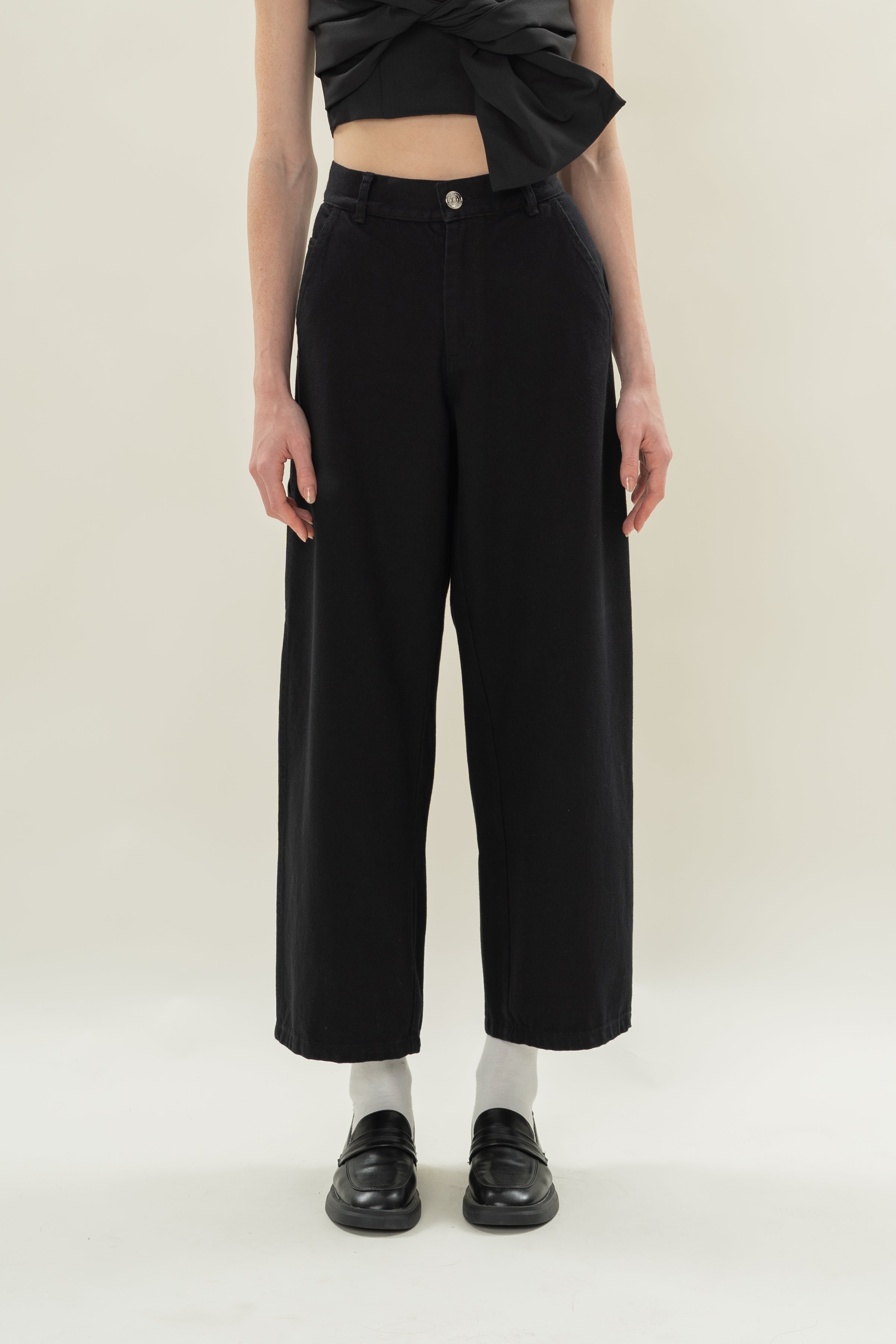 Cargo Trousers in Black