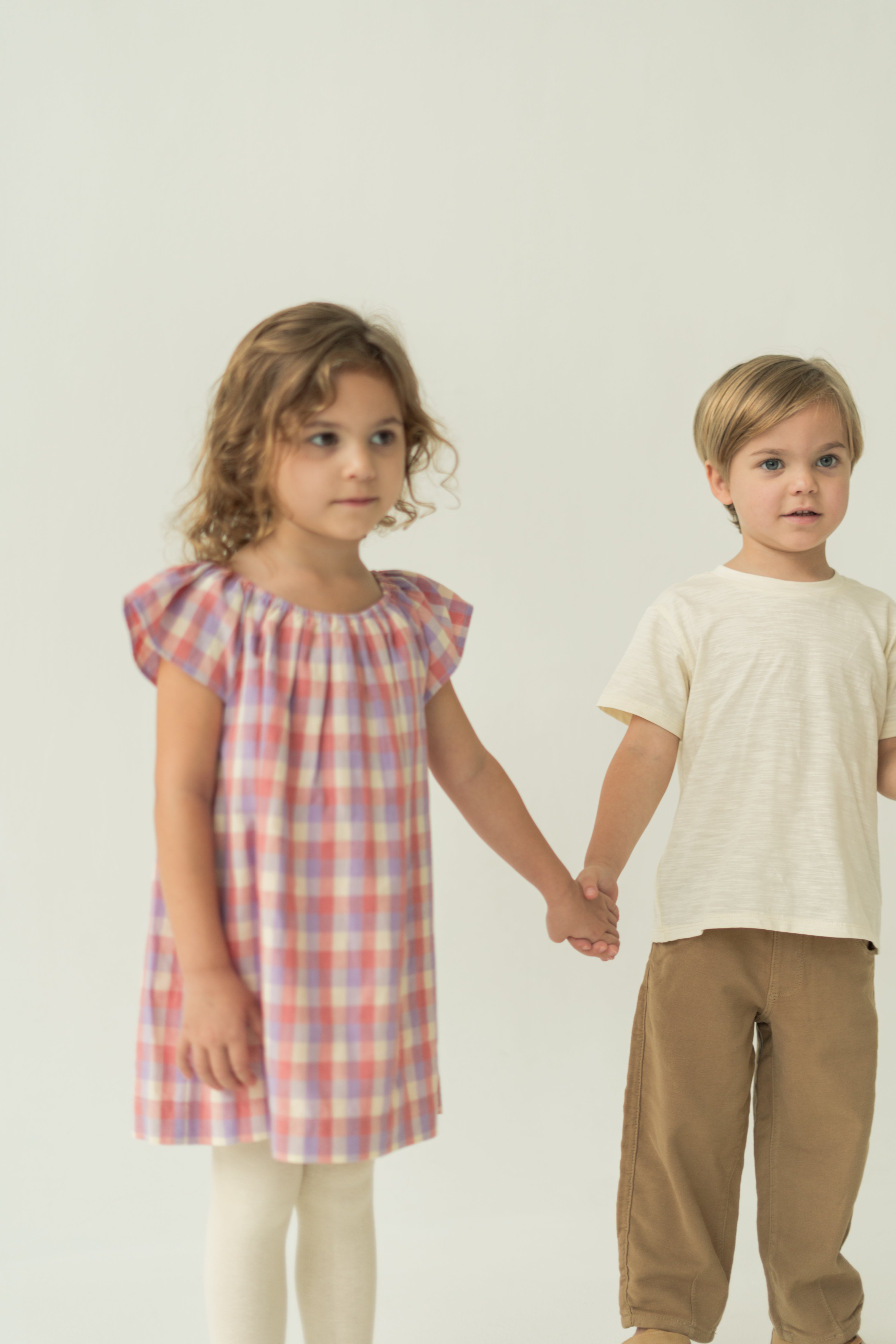 Mini Soft Short Sleeve Tee in Natural