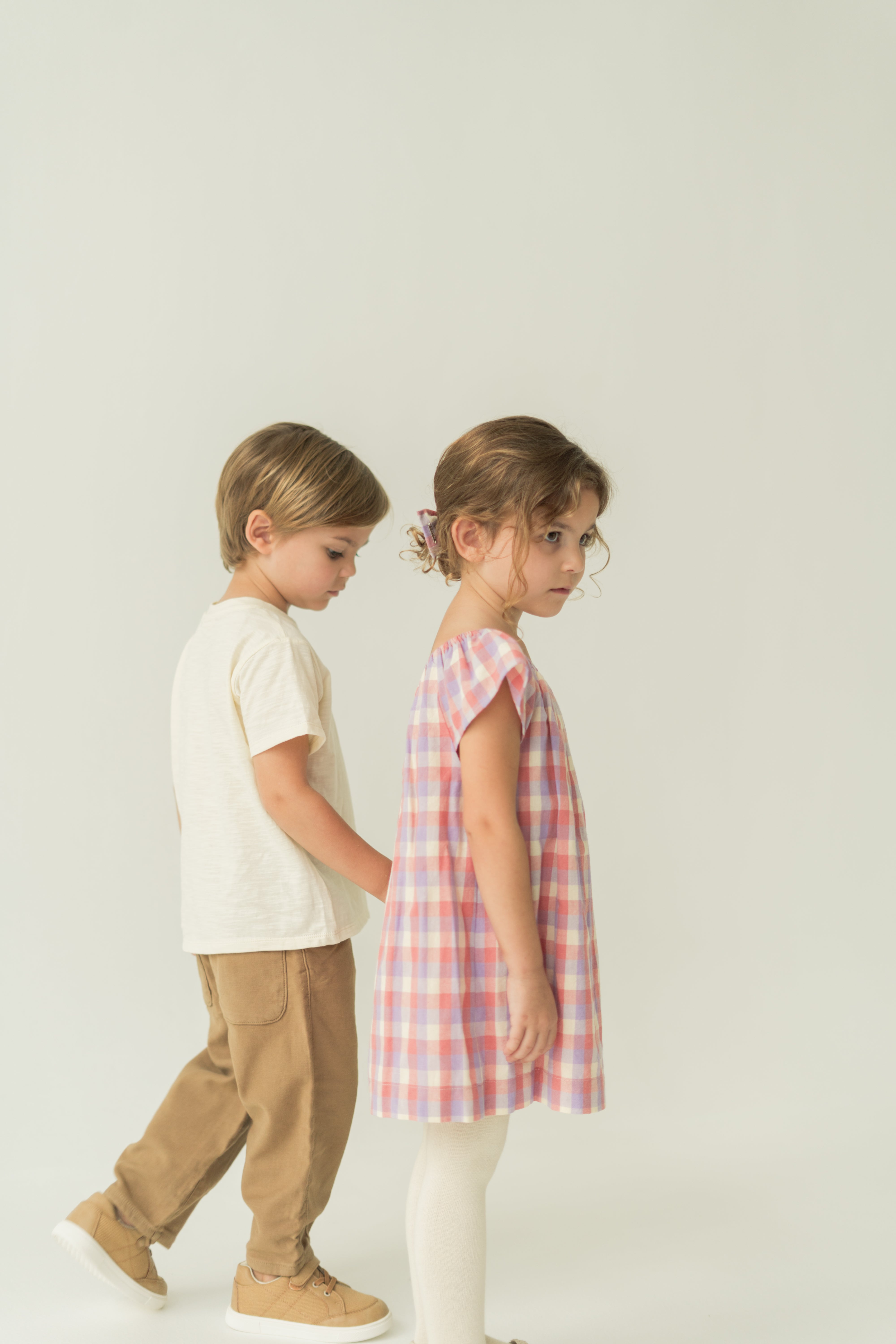 Mini Soft Short Sleeve Tee in Natural