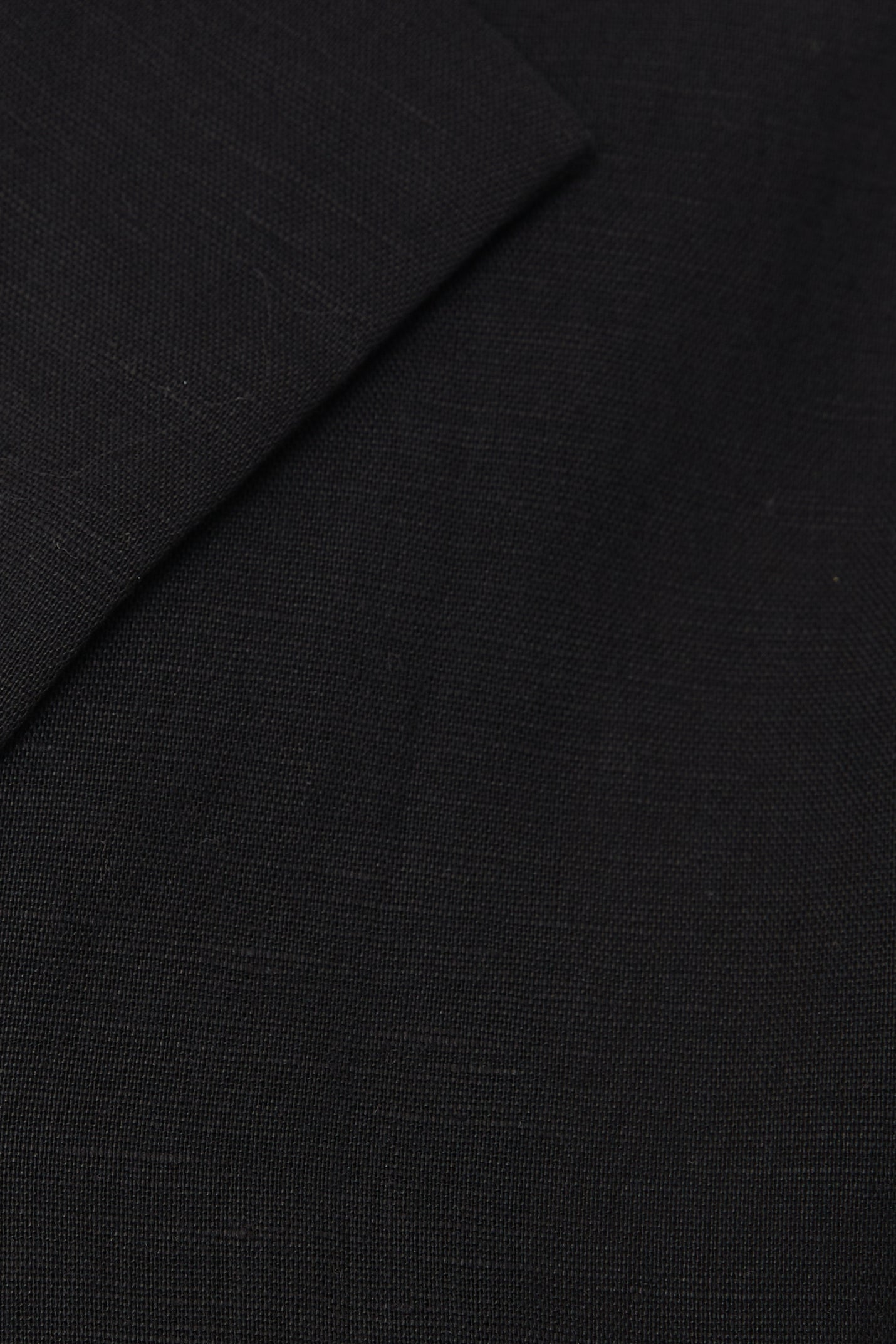 Linen Knotted Shirt in Black