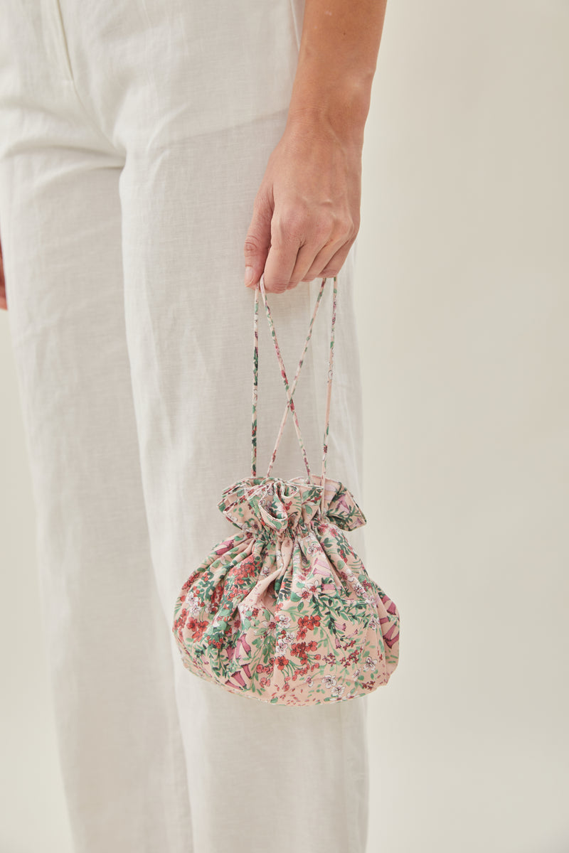 Wrapped Bag in Dahlia