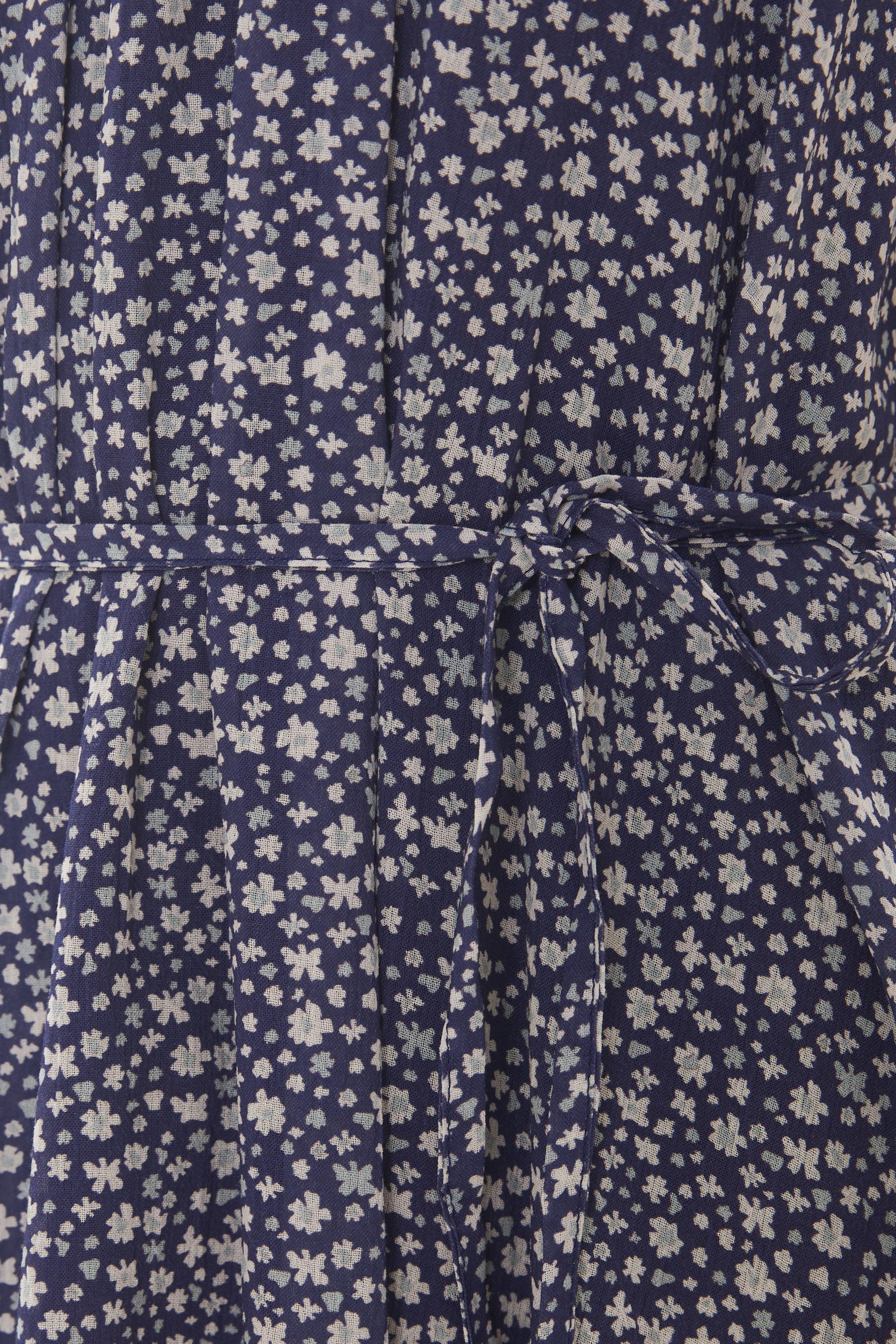 Halter Midi Dress in Moonlight Bloom