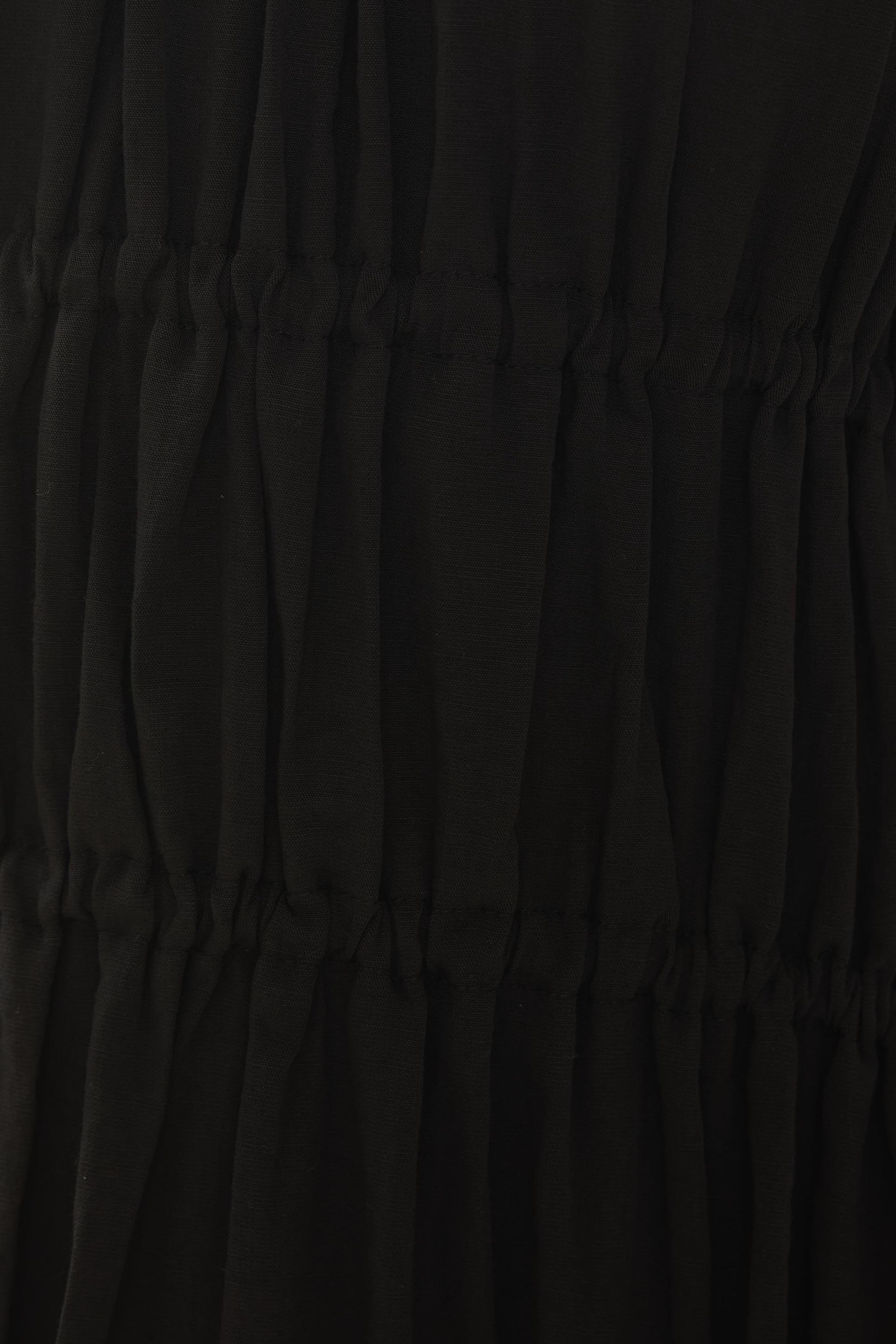 Ruched Waist Dress in Black