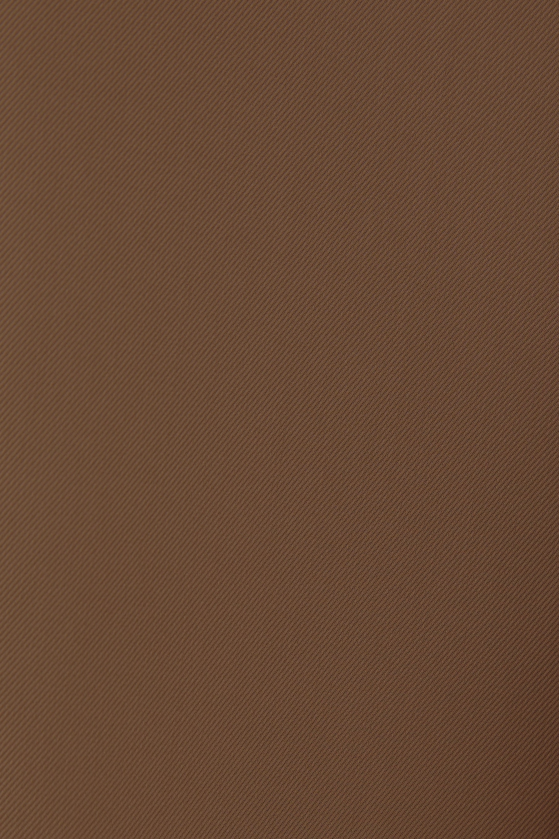 Round Neck Midi Dress in Brown