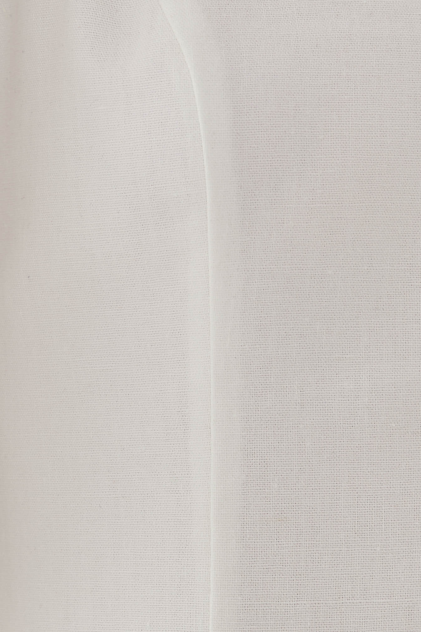 Linen Midi Dress in White