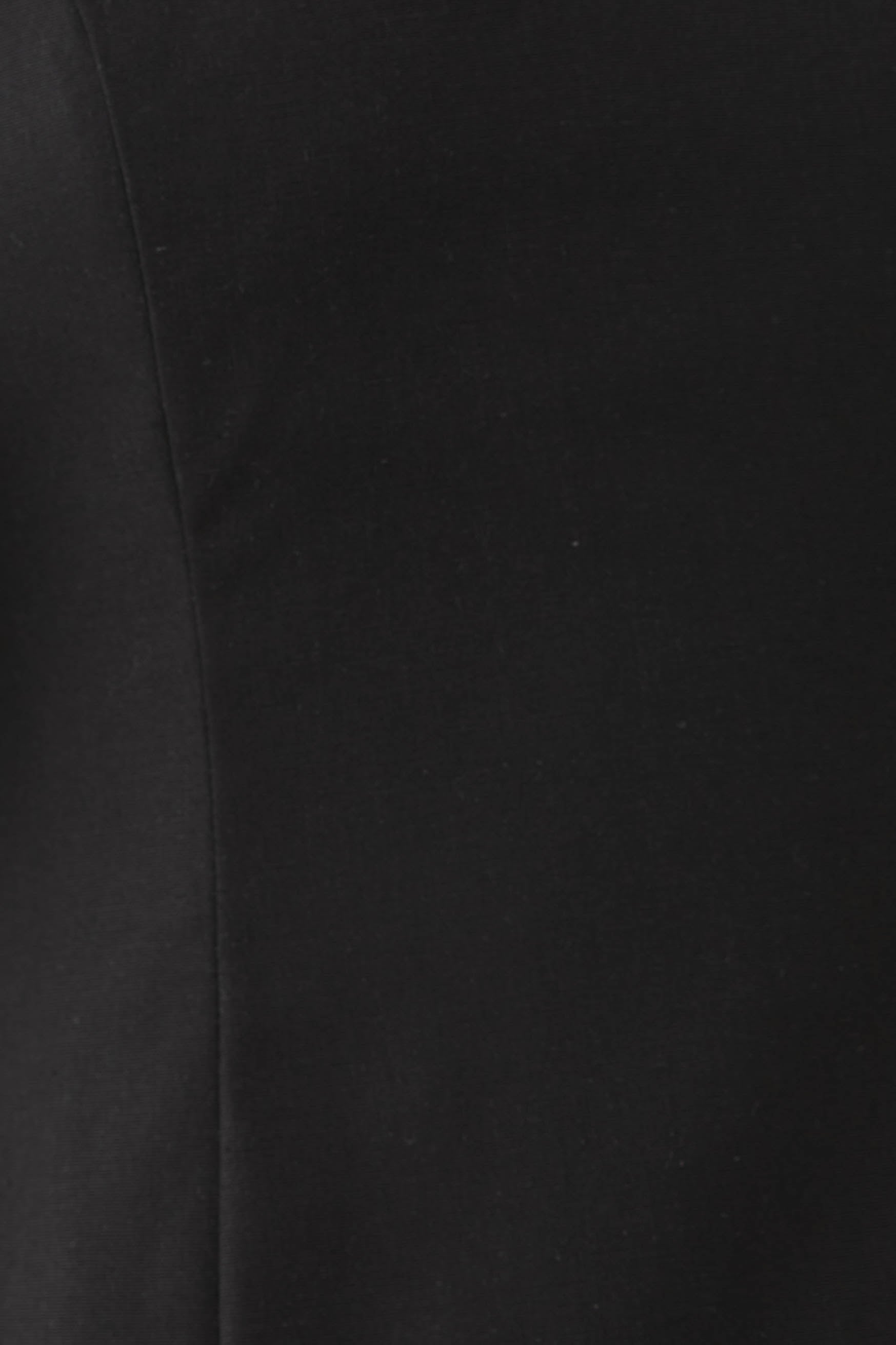 Linen Midi Dress in Black