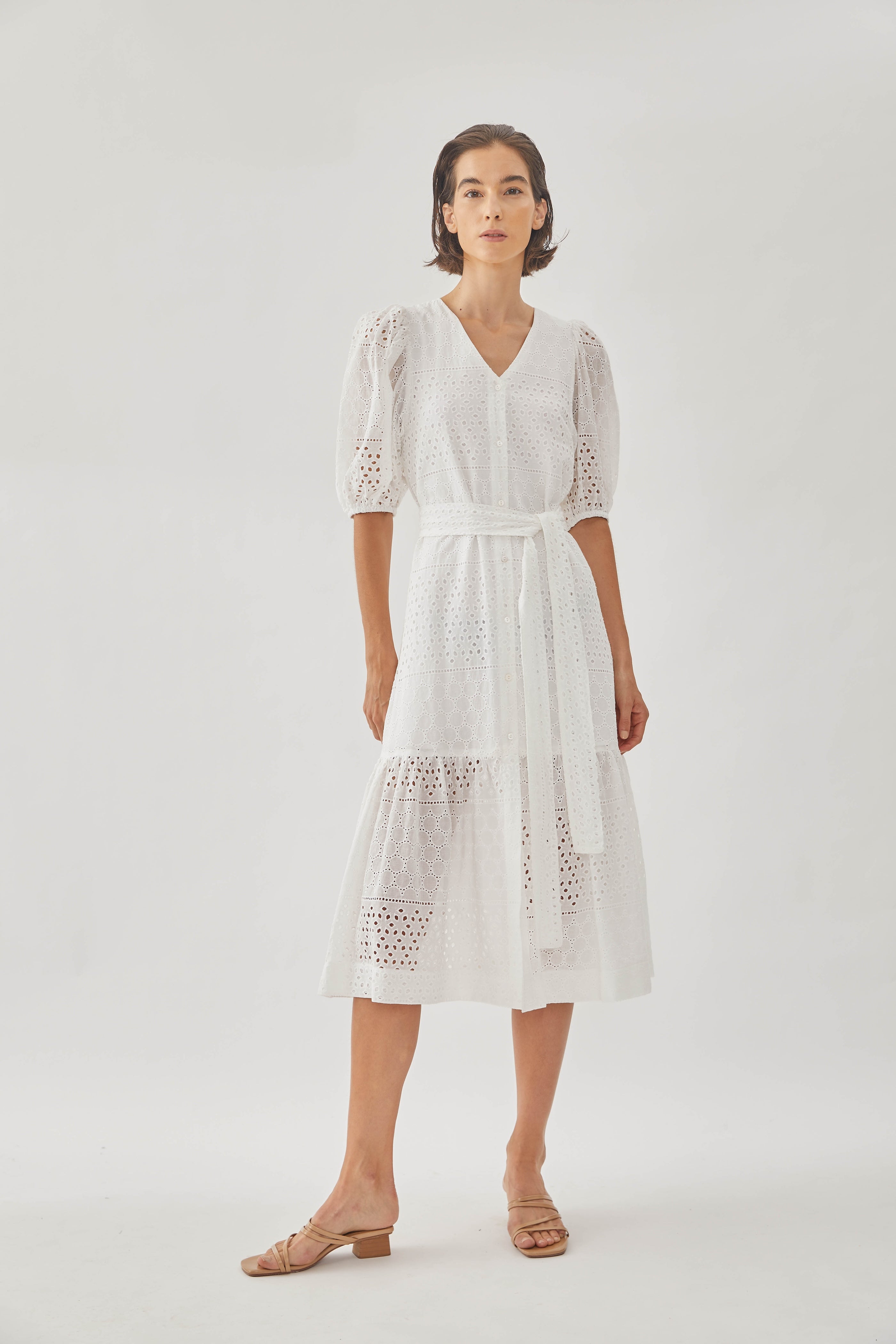 Catching Daylight Midi Tiered Dress