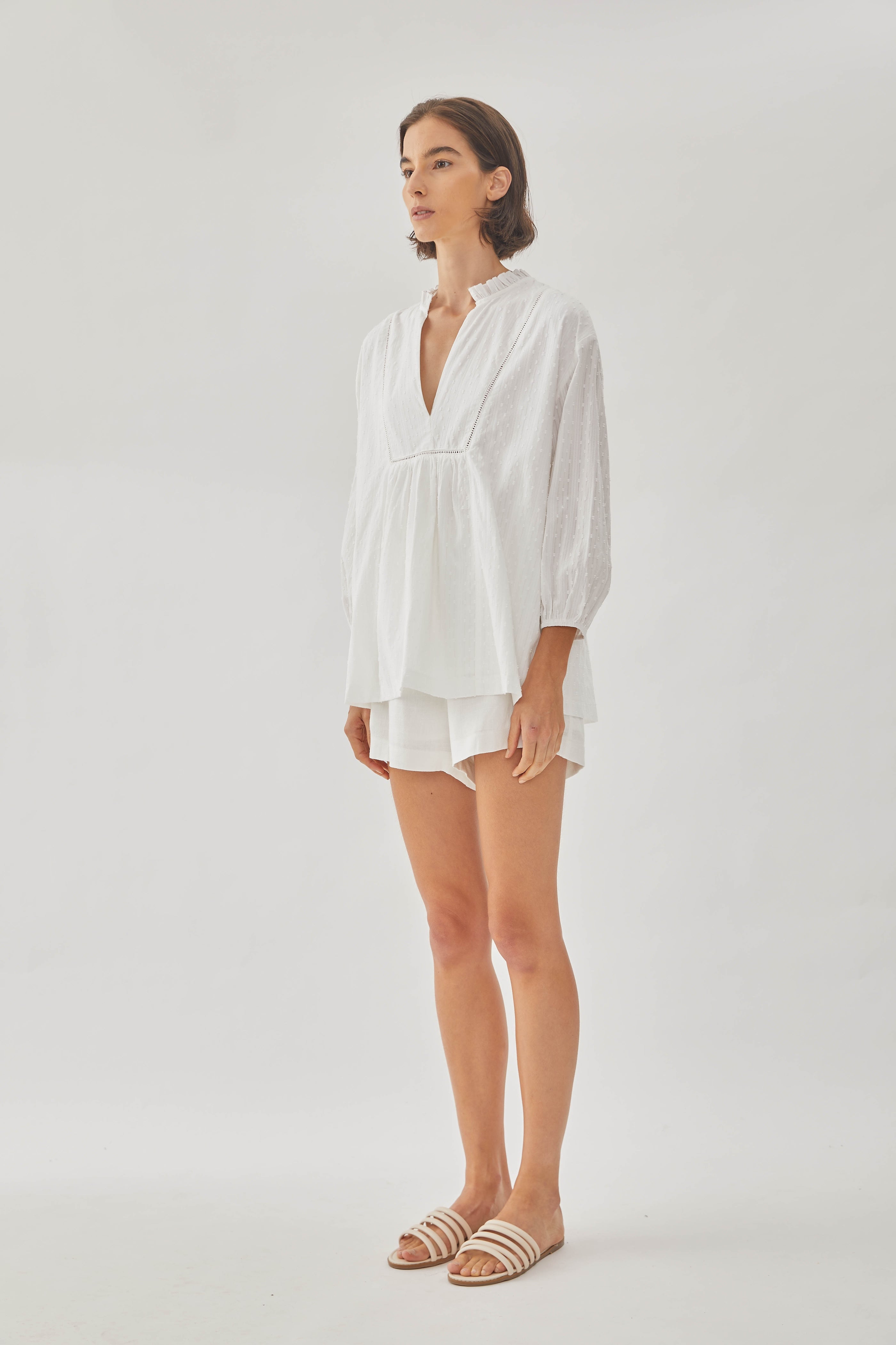 Embroidered Cotton Blouse